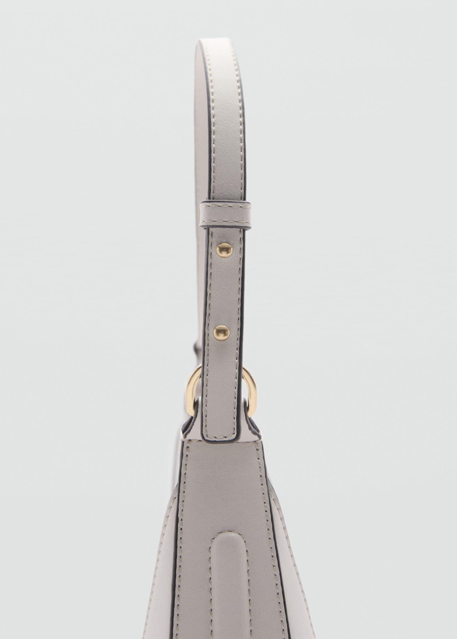 Beige Short-Handle Shoulder Bag, Light Beige, large image number 1