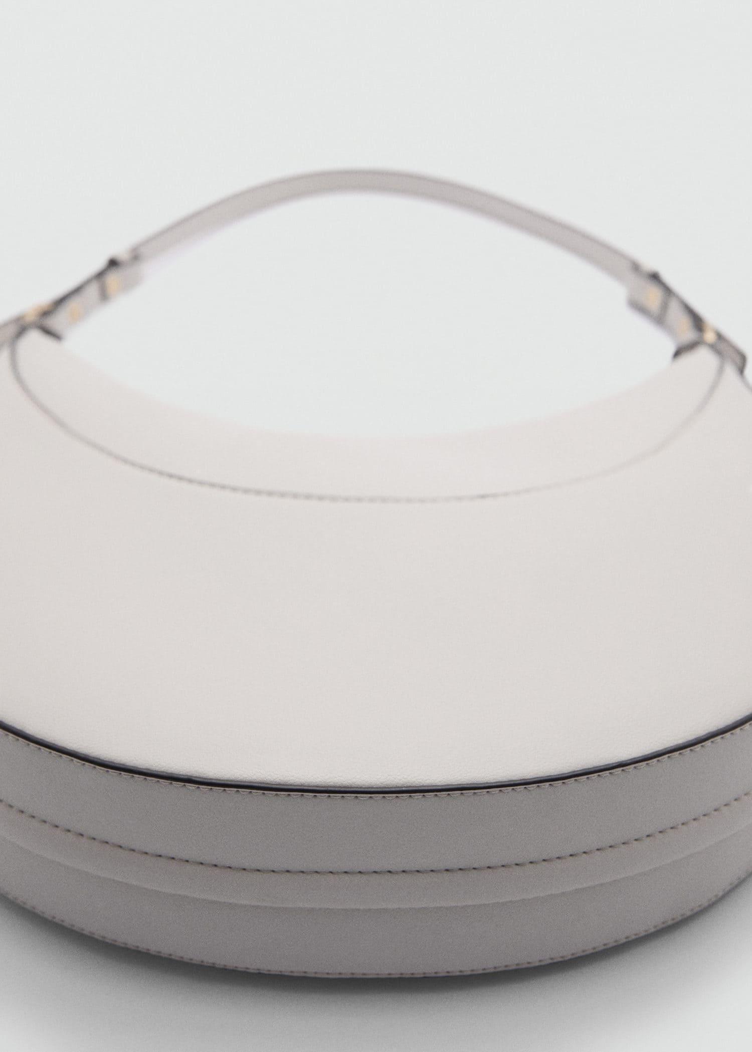 Beige Short-Handle Shoulder Bag, Light Beige, large image number 2