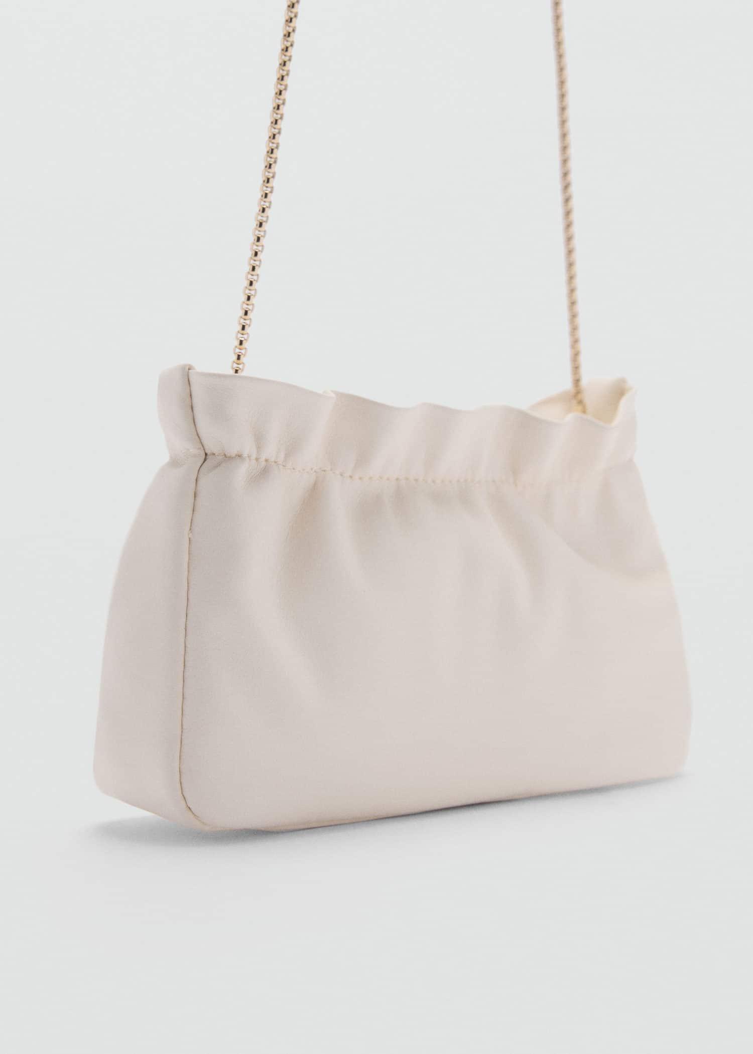 Beige Chain Bag, Light Beige, large image number 0