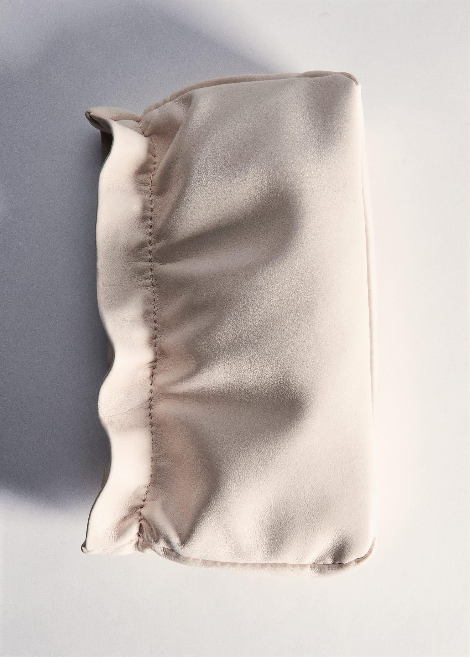 Beige Chain Bag, Light Beige, large image number 4