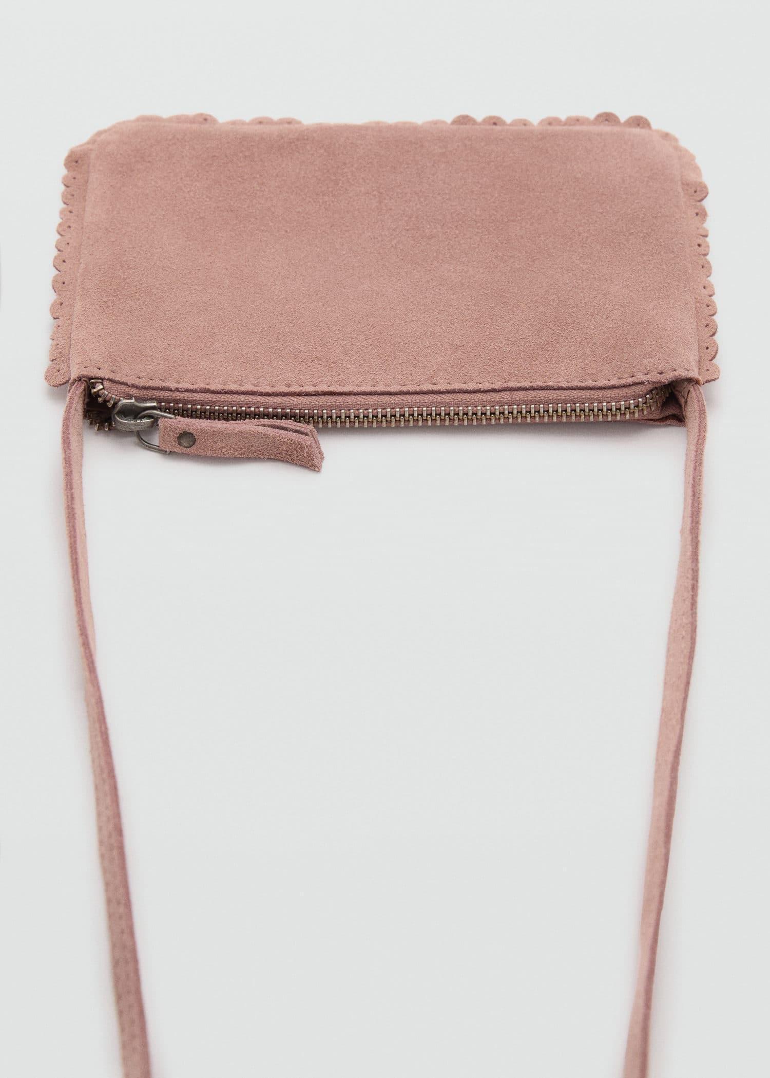 Pink Lt-Pastel Leather Bag, Kids Girl, Light-Pastel Pink, large image number 1