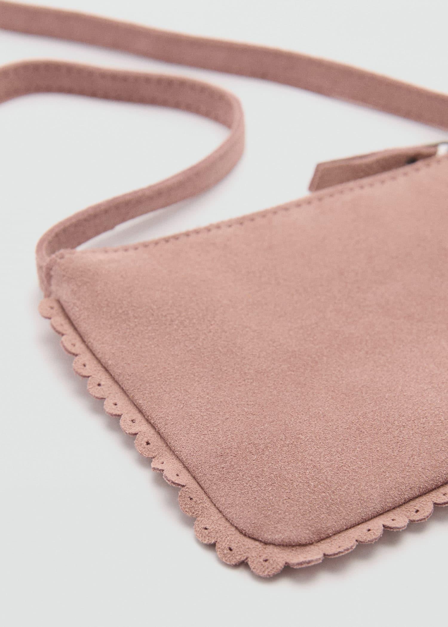Pink Lt-Pastel Leather Bag, Kids Girl, Light-Pastel Pink, large image number 2