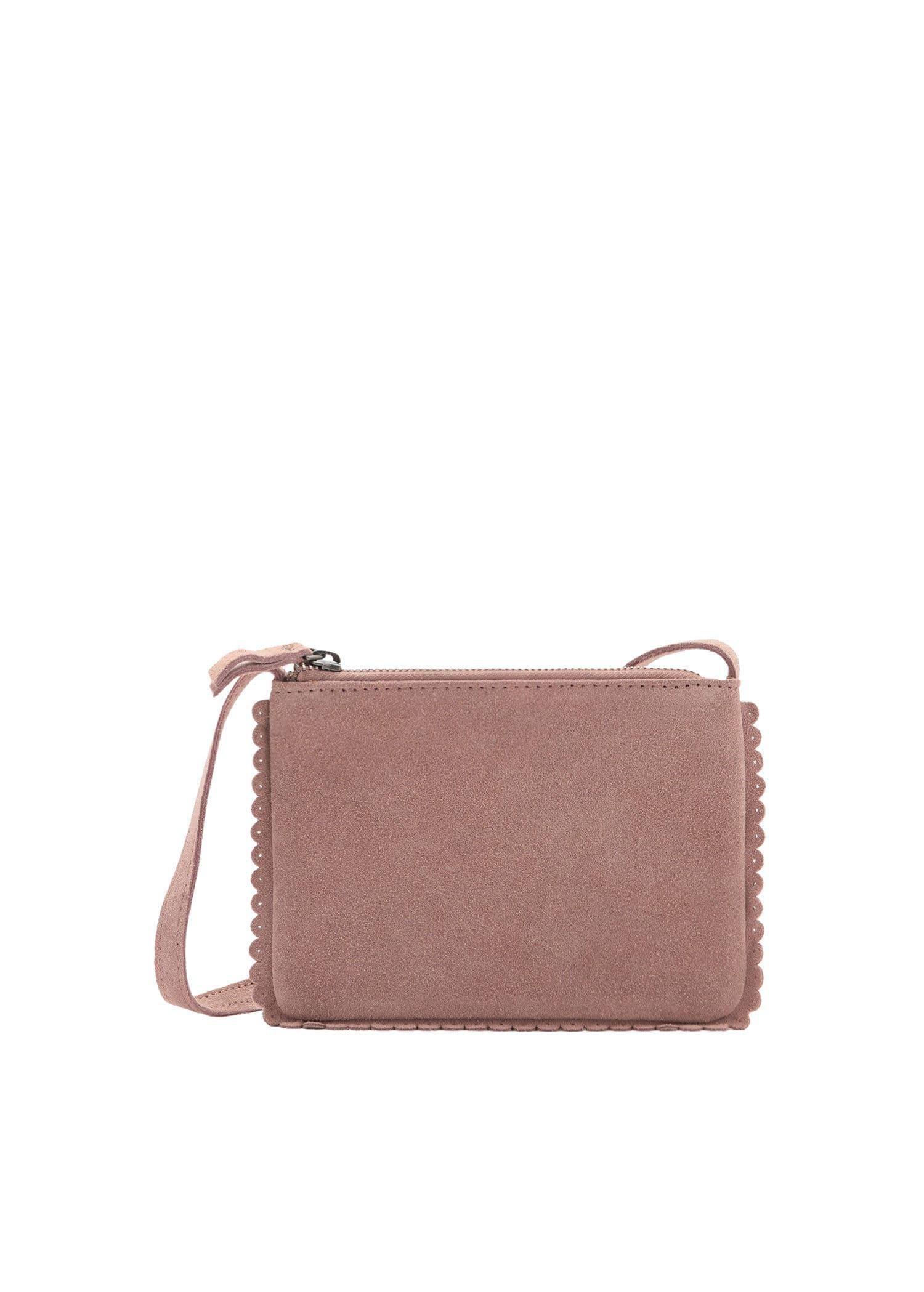 Pink Lt-Pastel Leather Bag, Kids Girl, Light-Pastel Pink, large image number 3
