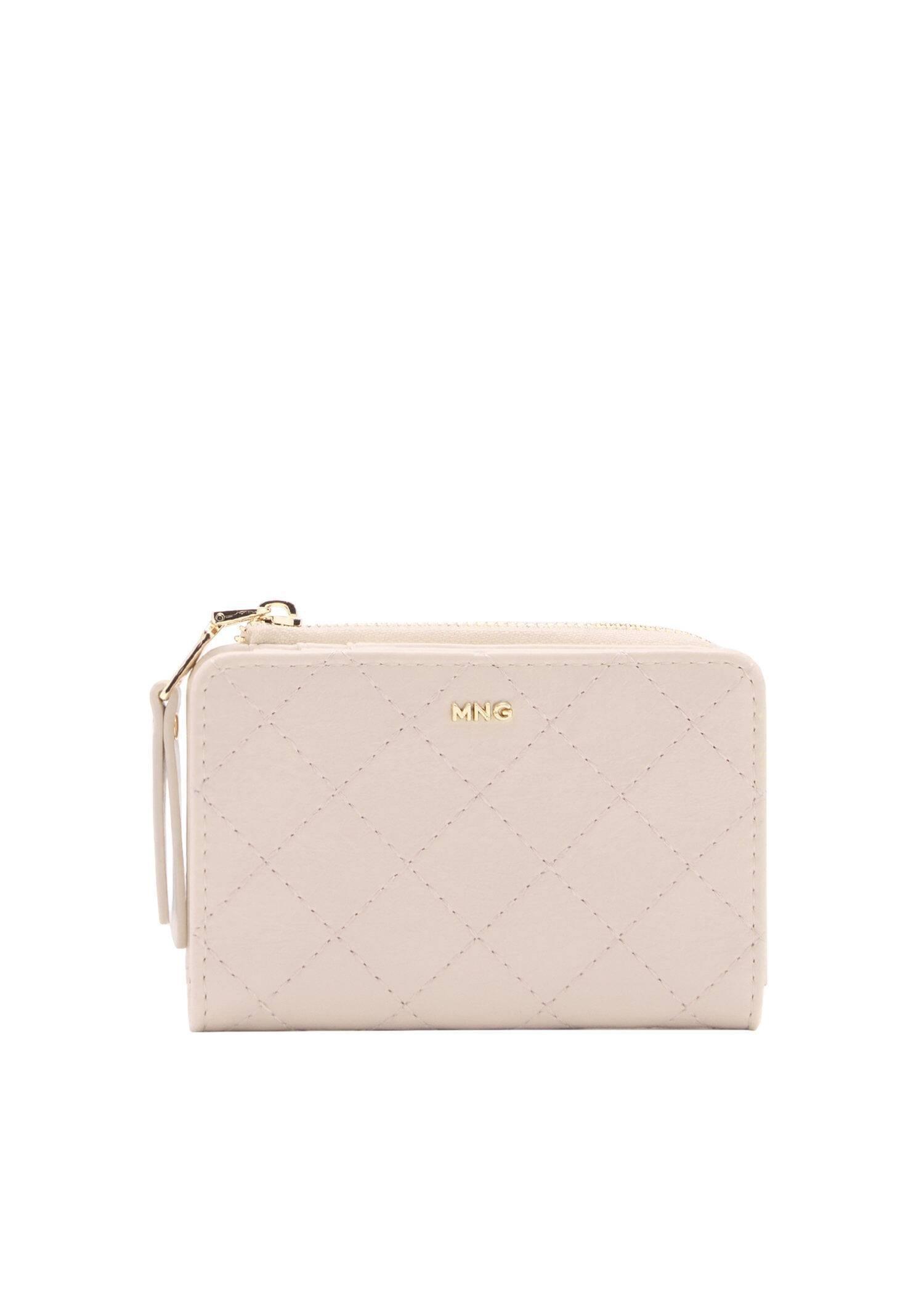 White Wallet With Decorative Stitching, 0201_02, large image number 3