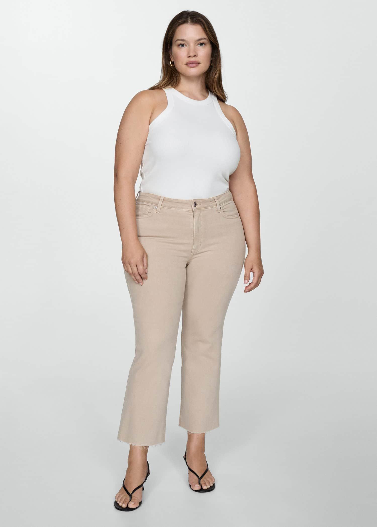 Brown Lt Pastel Jeans Sienna Flare Crop, , large image number 3