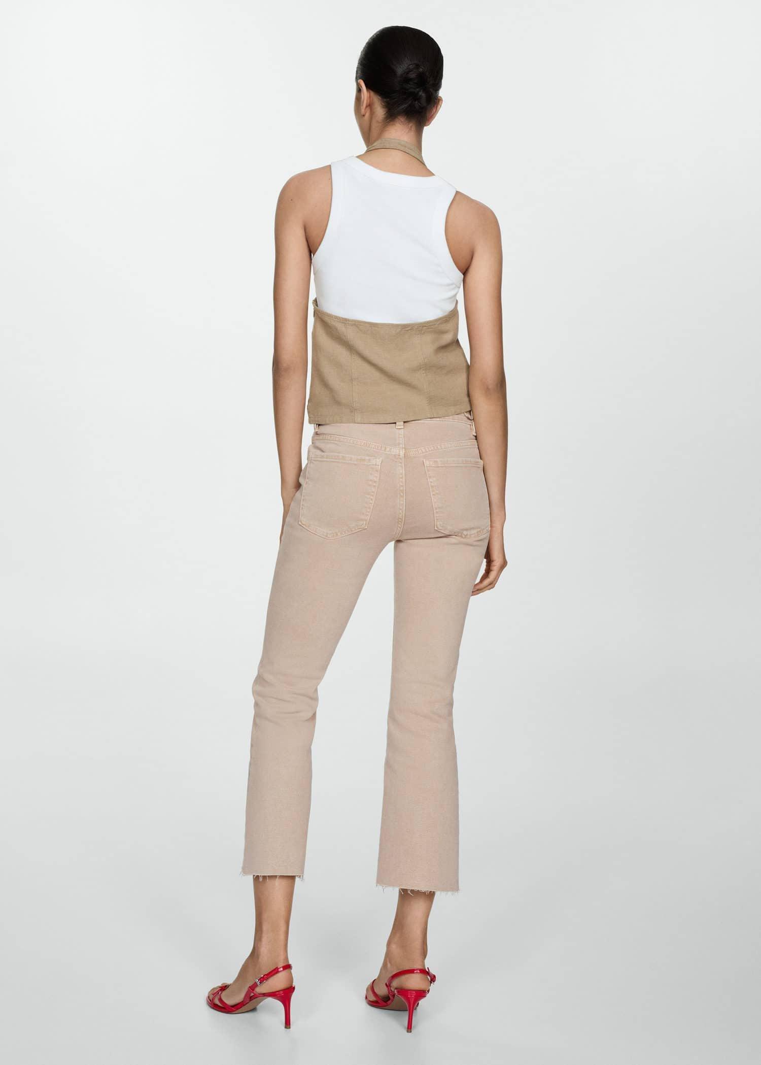 Brown Lt Pastel Jeans Sienna Flare Crop, , large image number 5