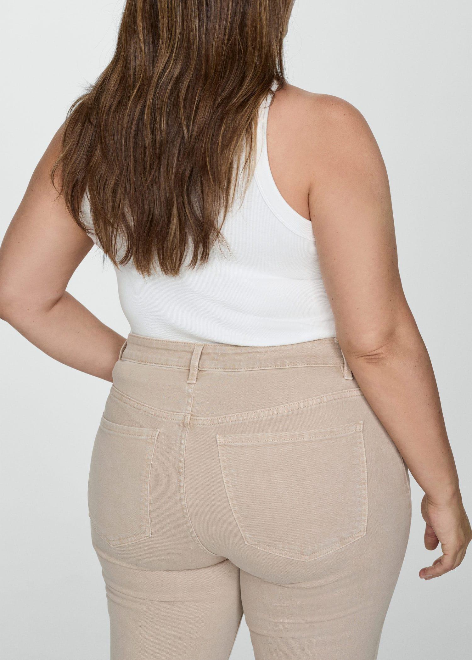 Brown Lt Pastel Jeans Sienna Flare Crop, , large image number 6