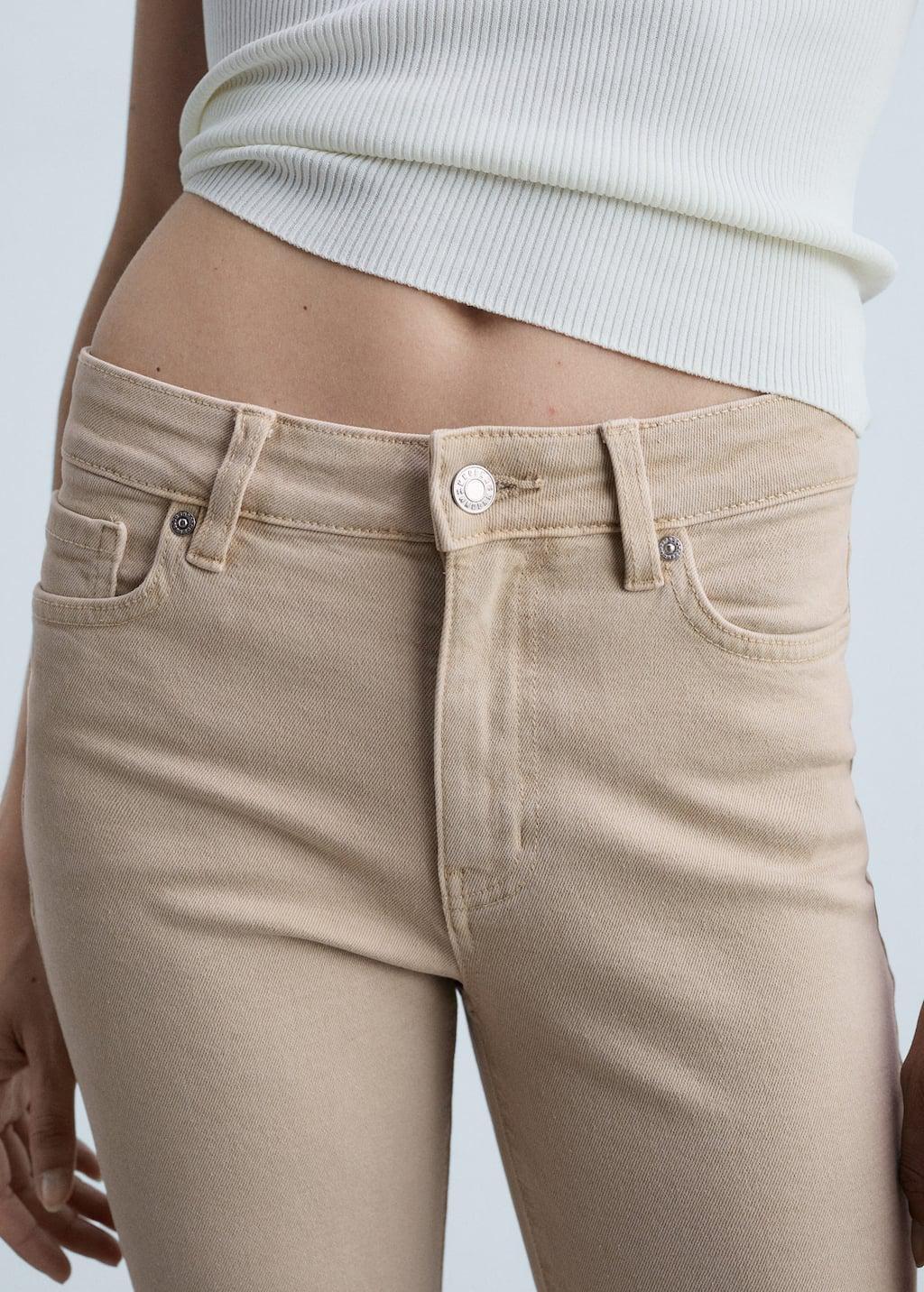 Brown Lt Pastel Jeans Sienna Flare Crop, , large image number 8