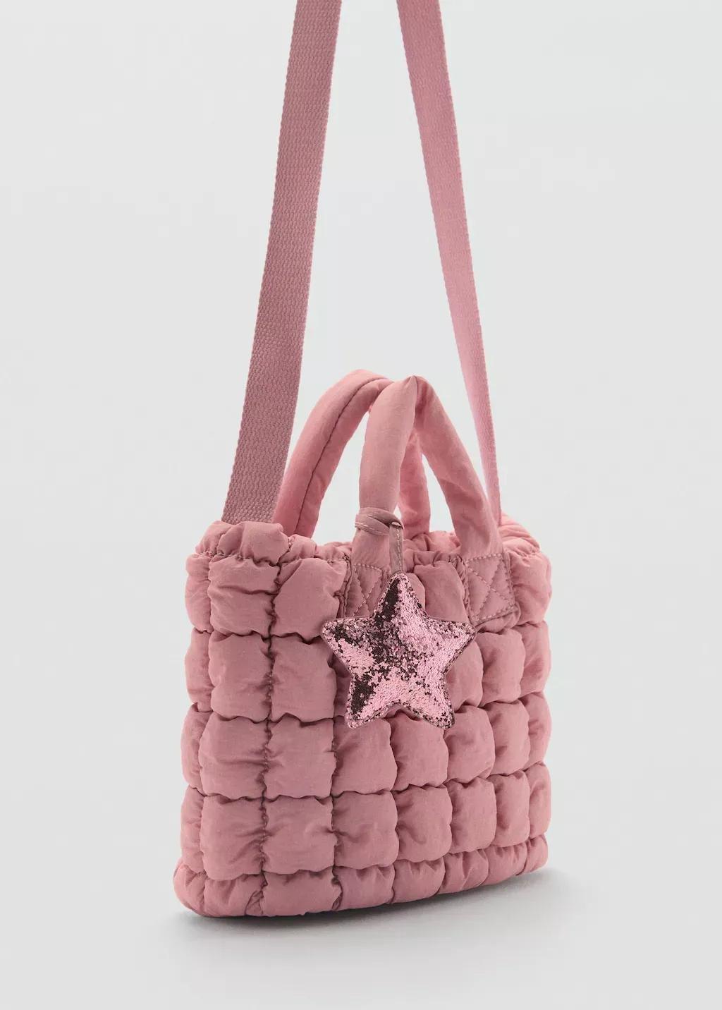 LT-PASTEL PINK Quilted mini shoulder bag, Kids Girl, Light-Pastel Pink, large image number 0
