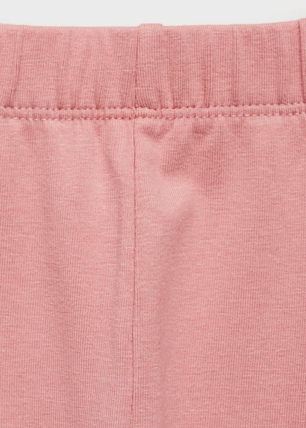 Pink Essential Cotton Leggings, Kids Girl, , large image number 2