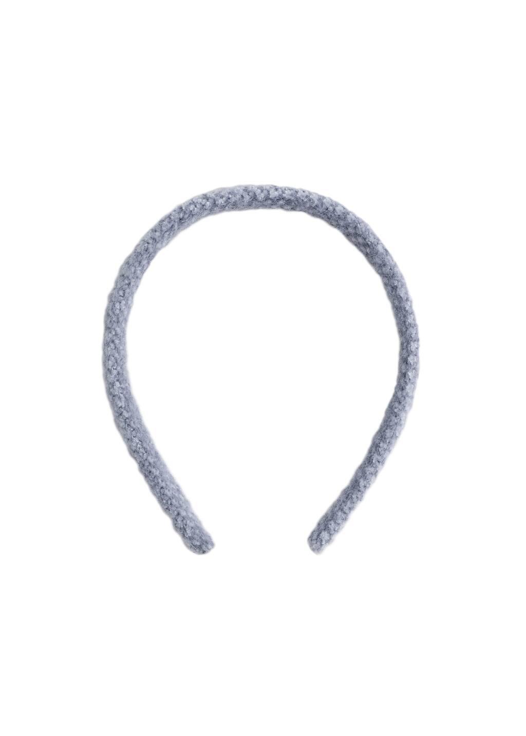 Blue Lt-Pastel Textured Headband, Kids Girl, Light-Pastel Blue, large image number 1