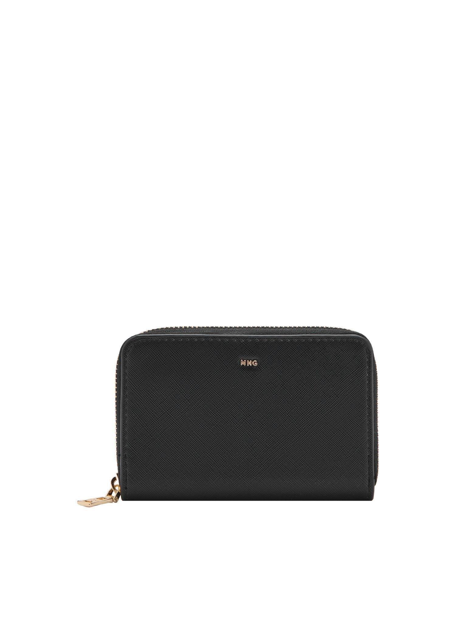 Black Saffiano-Effect Wallet, 0201_99, large image number 3