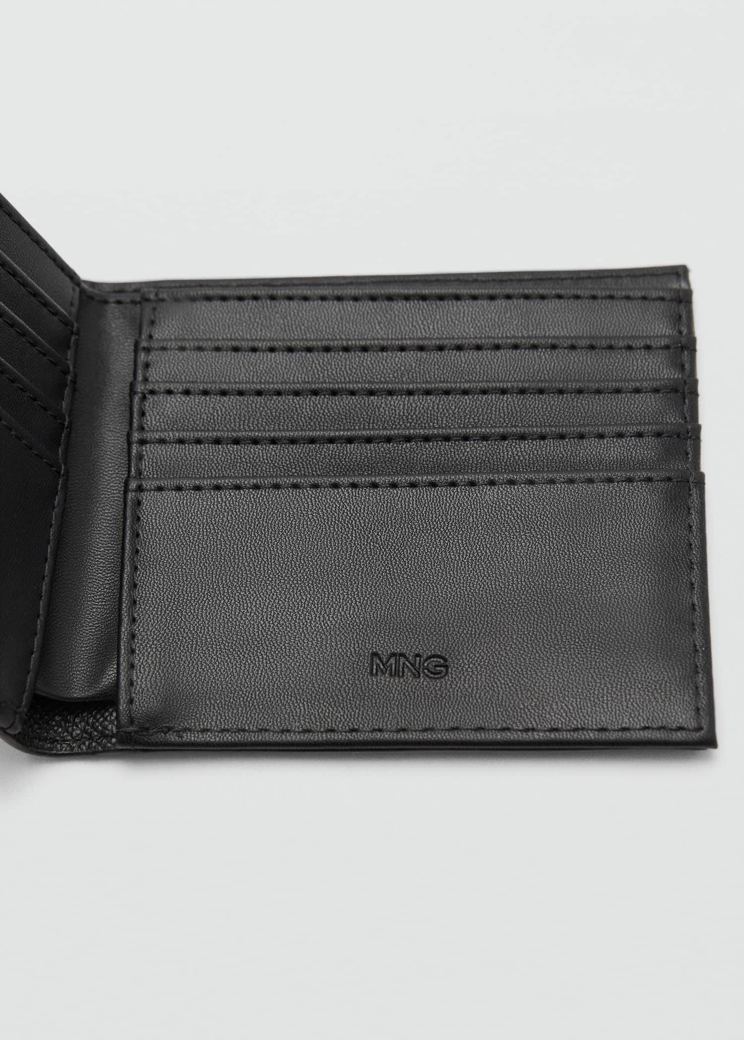 Black Anti-Contactless Card Holder Wallet, Black, large image number 1