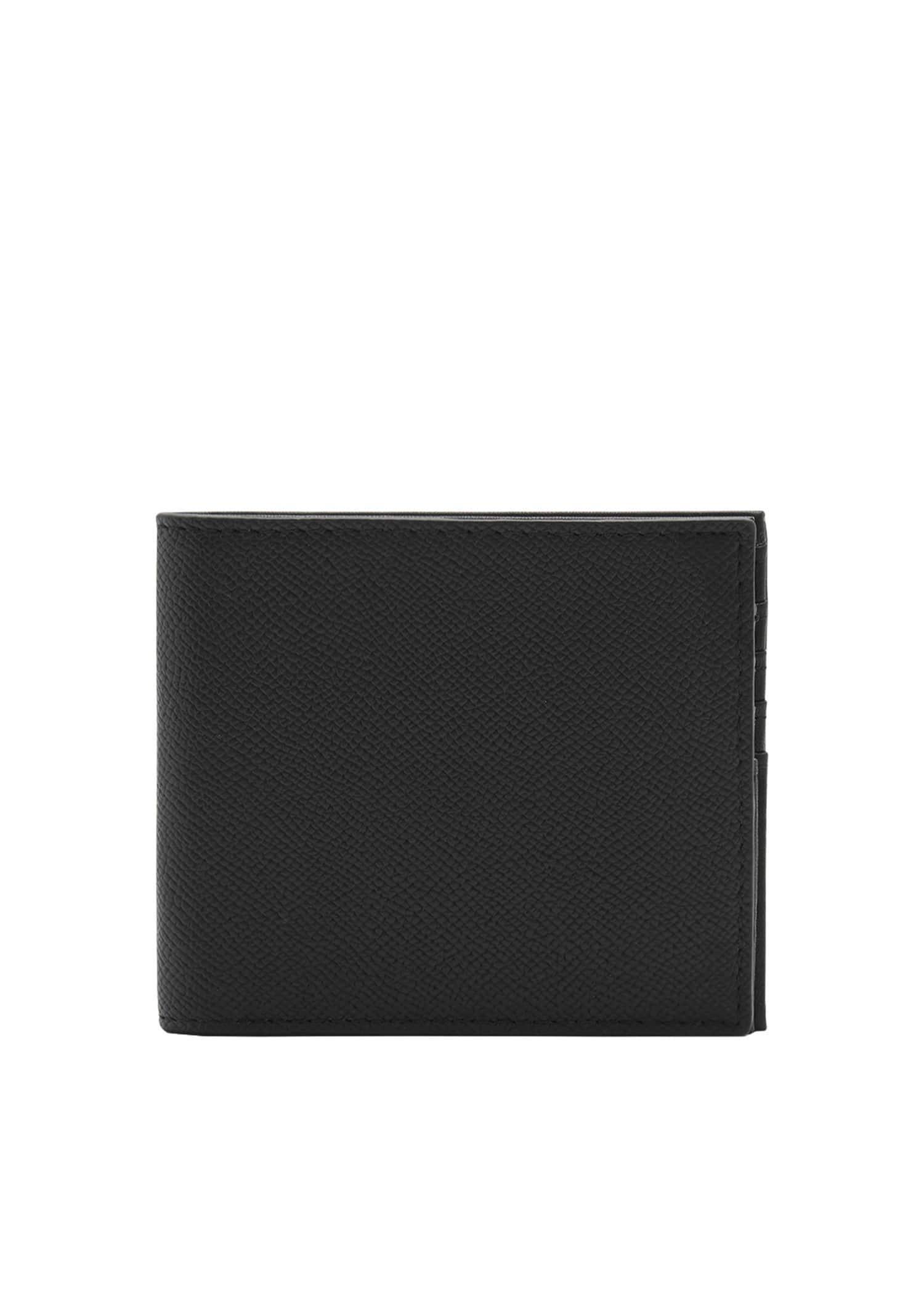 Black Anti-Contactless Card Holder Wallet, Black, large image number 3