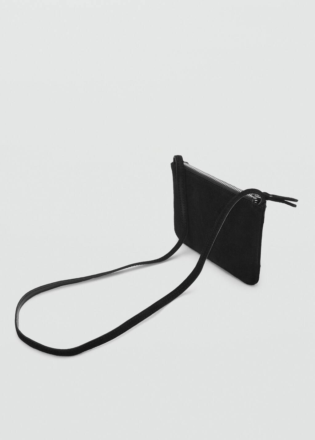 BLACK Stud leather bag, Kids Girl, Black, large image number 2