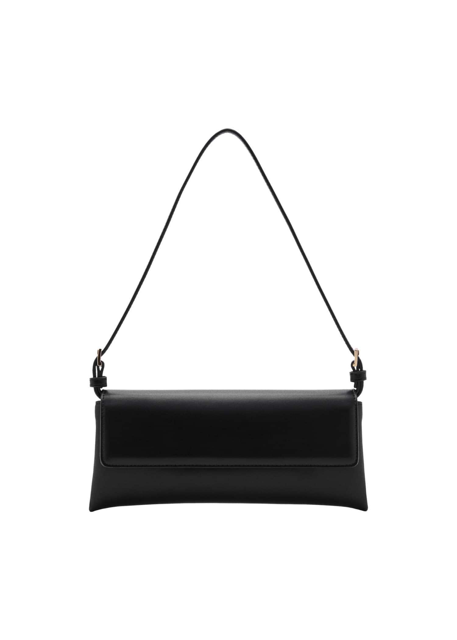 BLACK Shoulder bag with strap, Black, large image number 4
