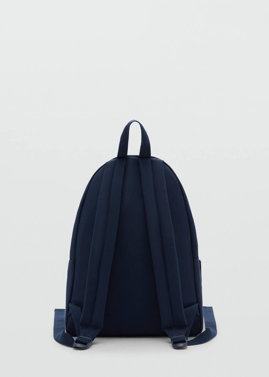 Navy Front Pocket Backpack, Kids Boy, Navy, large image number 1
