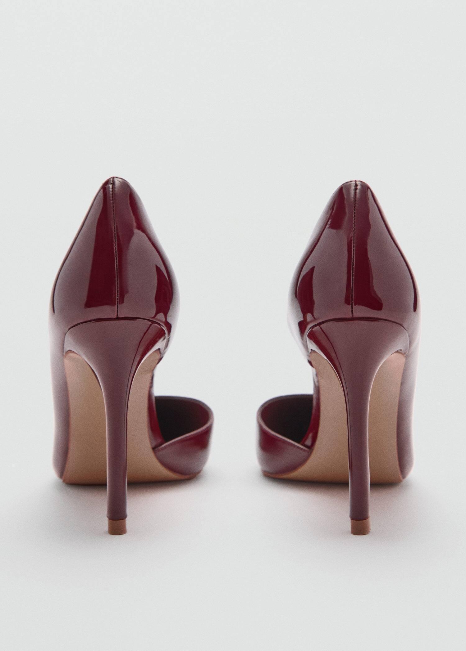 Red Asymmetrical Heeled Shoes, , large image number 1