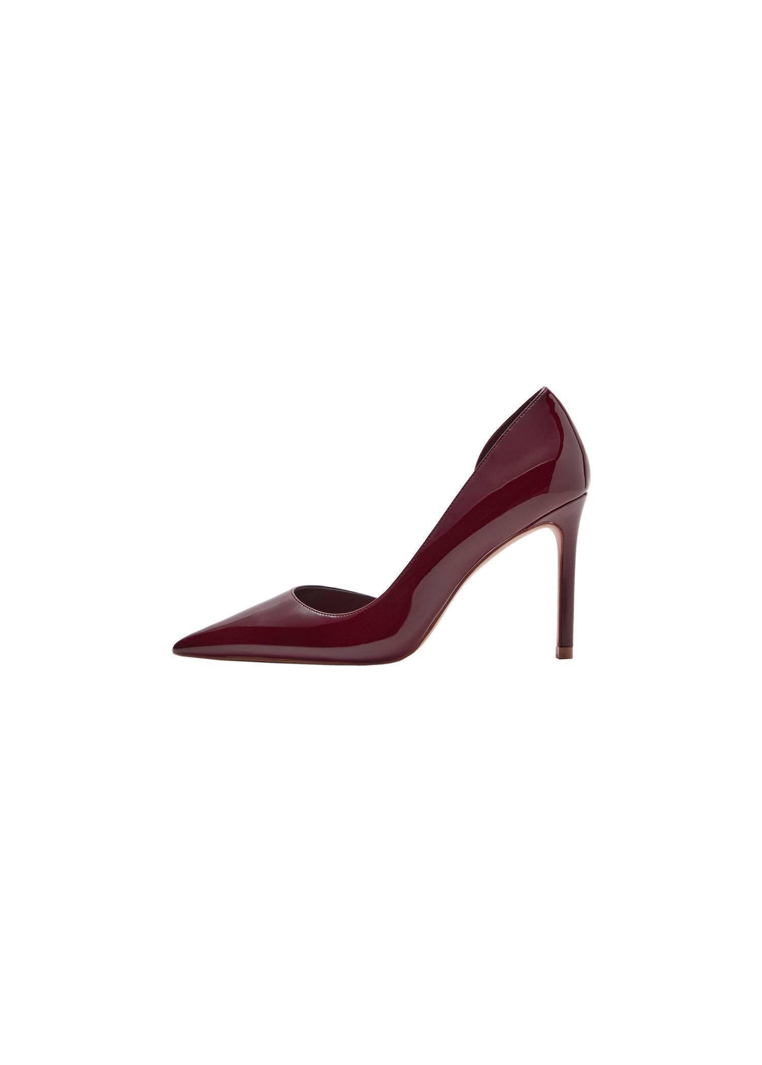 Red Asymmetrical Heeled Shoes, , large image number 3