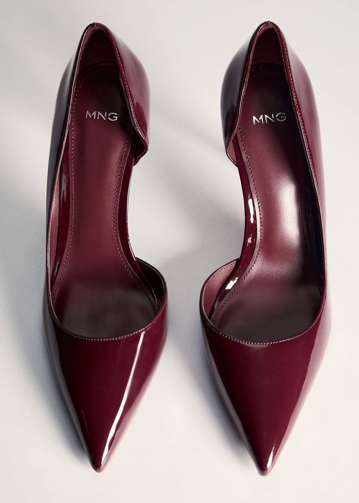 Red Asymmetrical Heeled Shoes, , large image number 4