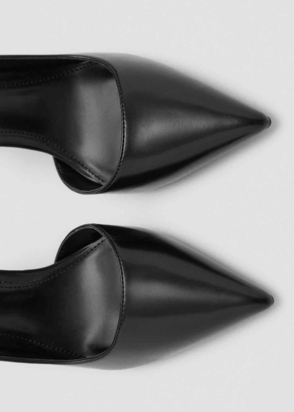 Black Asymmetrical Heeled Shoes, , large image number 2