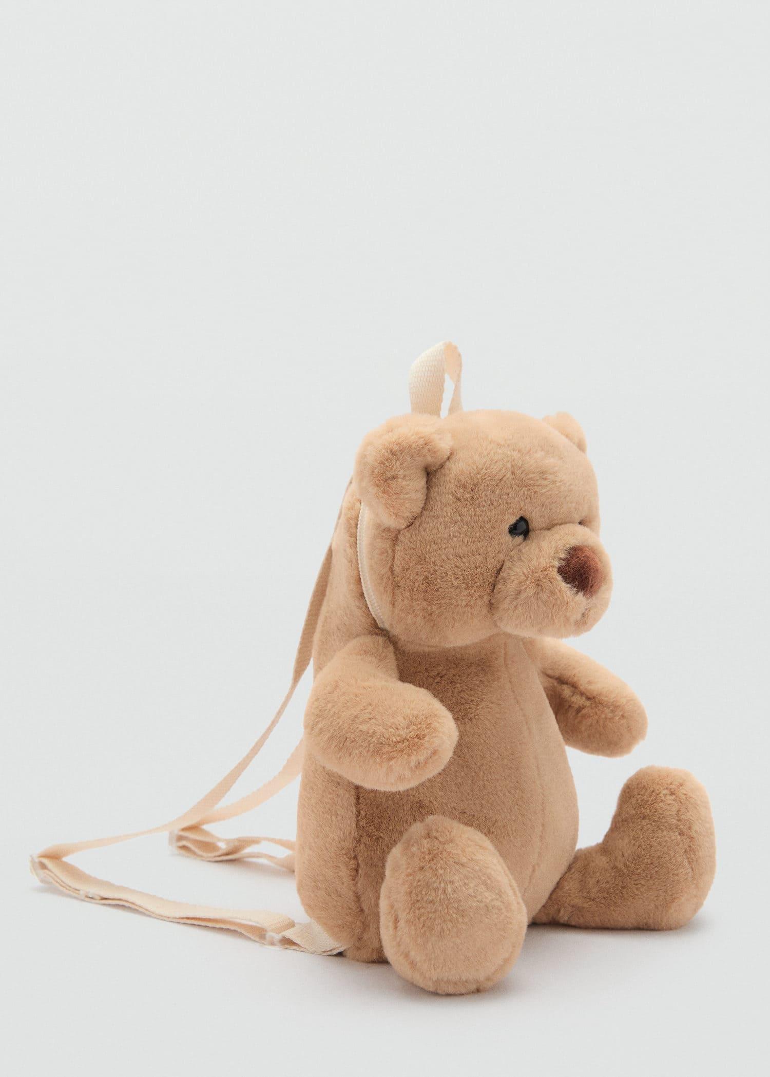 Brown Bear Backpack, Baby Girl, Brown, large image number 0