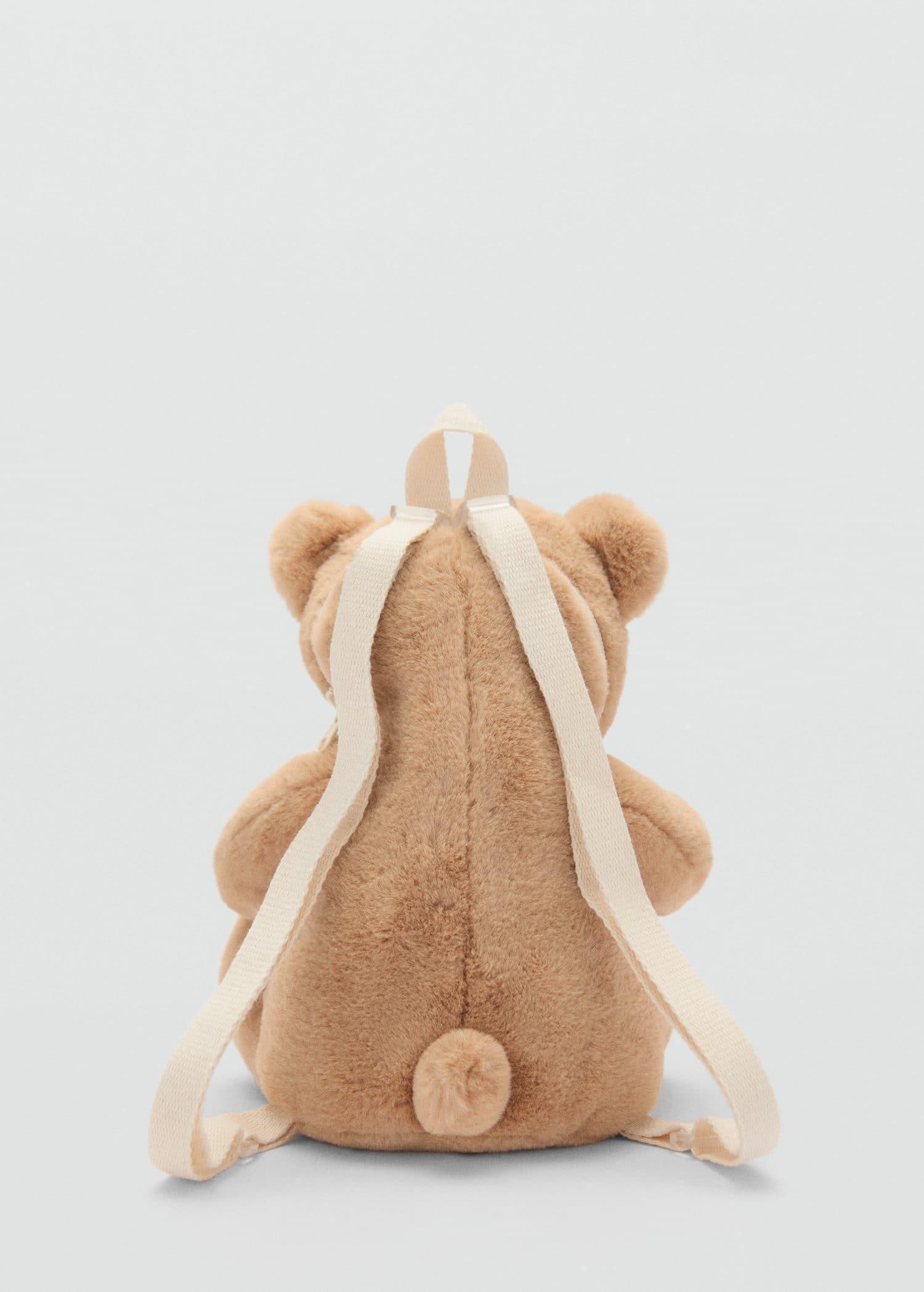 Brown Bear Backpack, Baby Girl, Brown, large image number 1