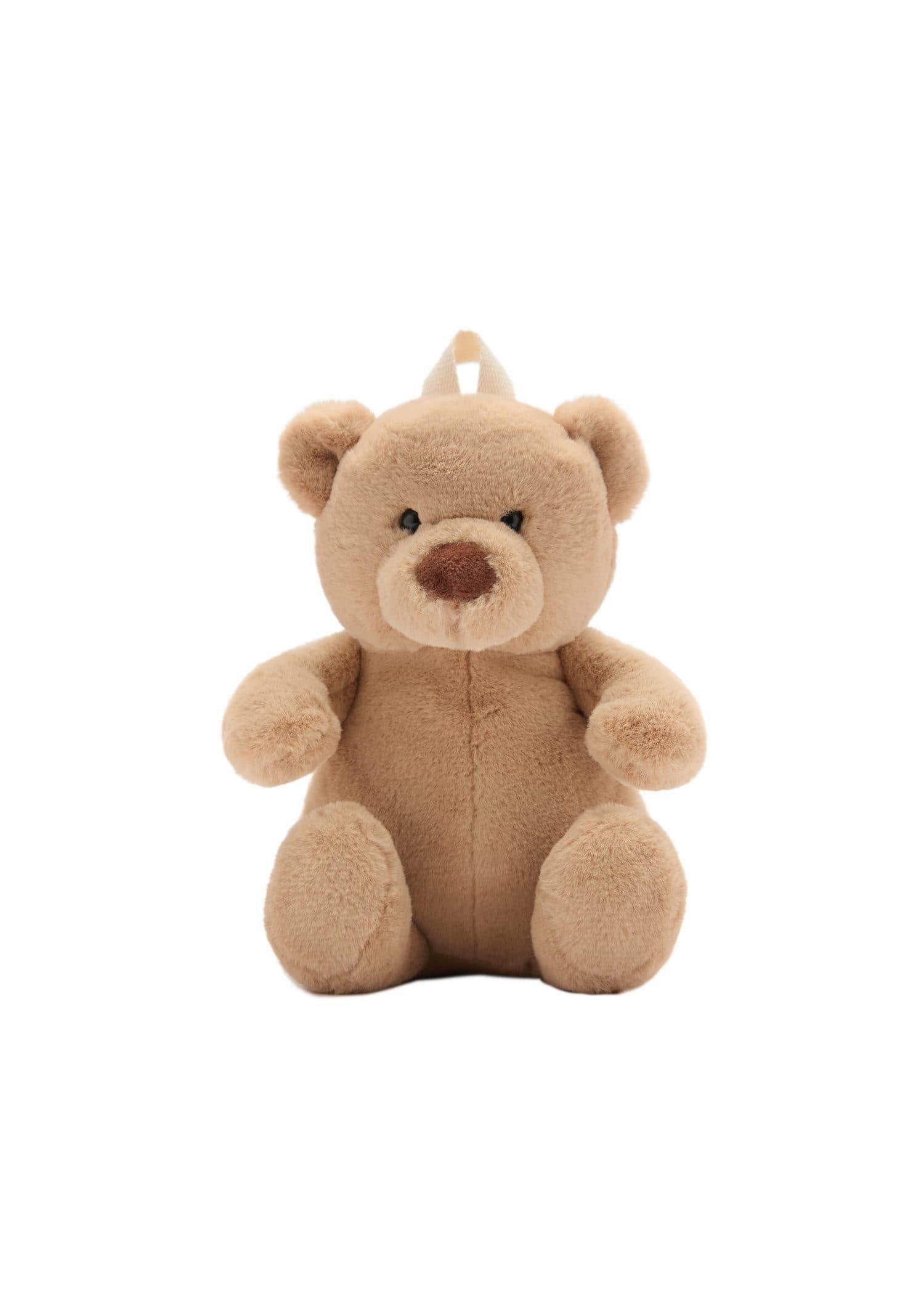 Brown Bear Backpack, Baby Girl, Brown, large image number 3