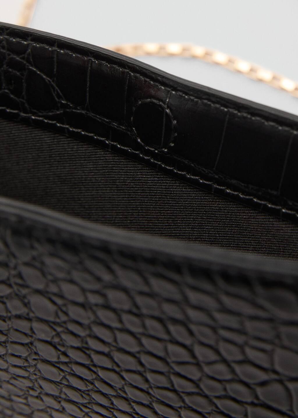 Black Chain Wallet With Logo, , large image number 2