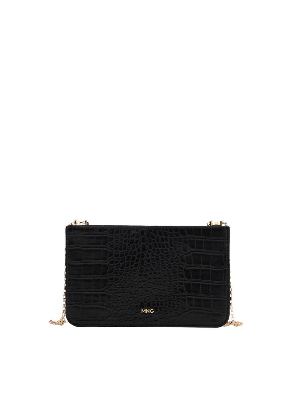 Black Chain Wallet With Logo, , large image number 3