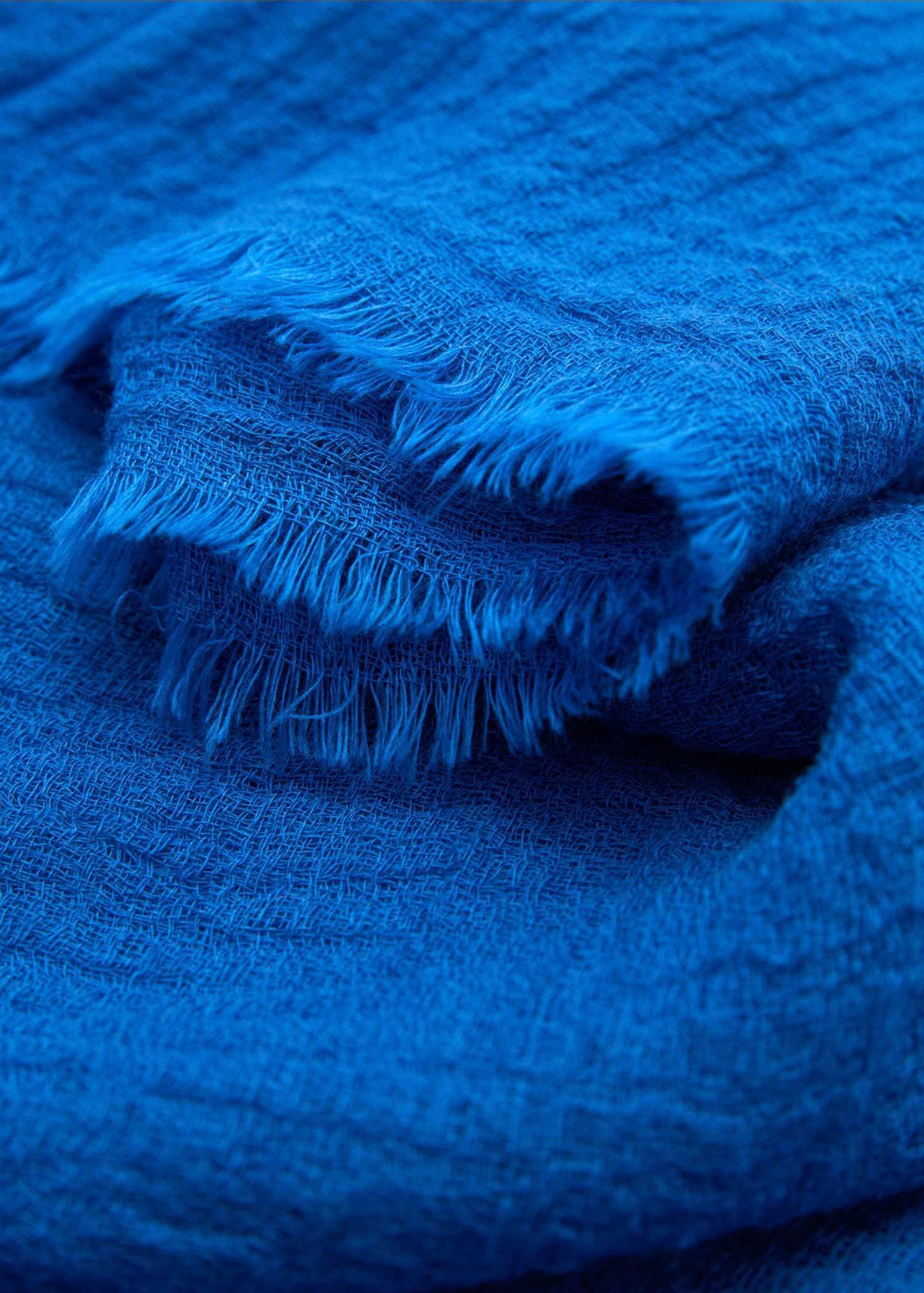 Blue Flowy Scarf, Medium Blue, large image number 0