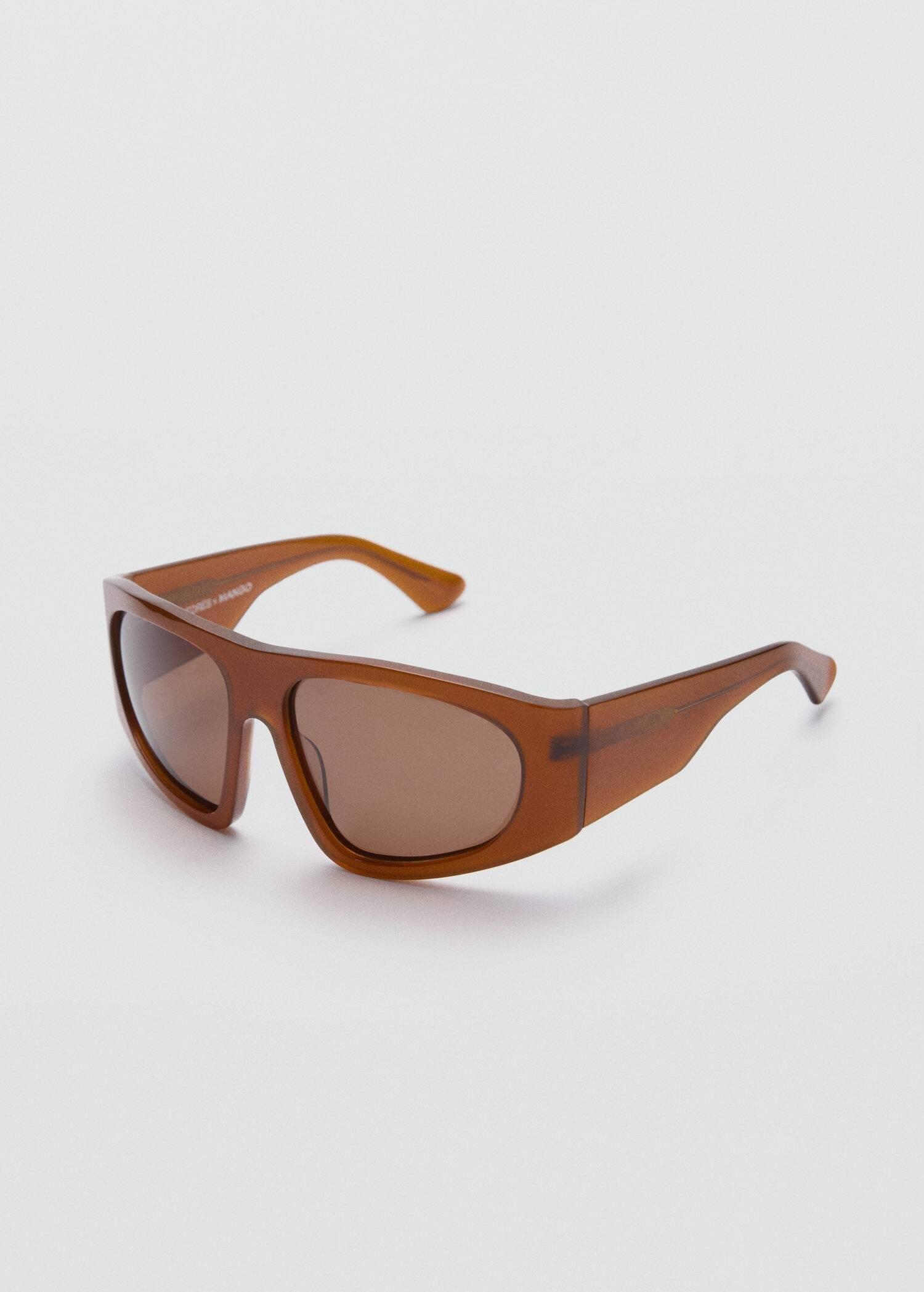 Brown Aviator Sunglasses, Brown, large image number 0