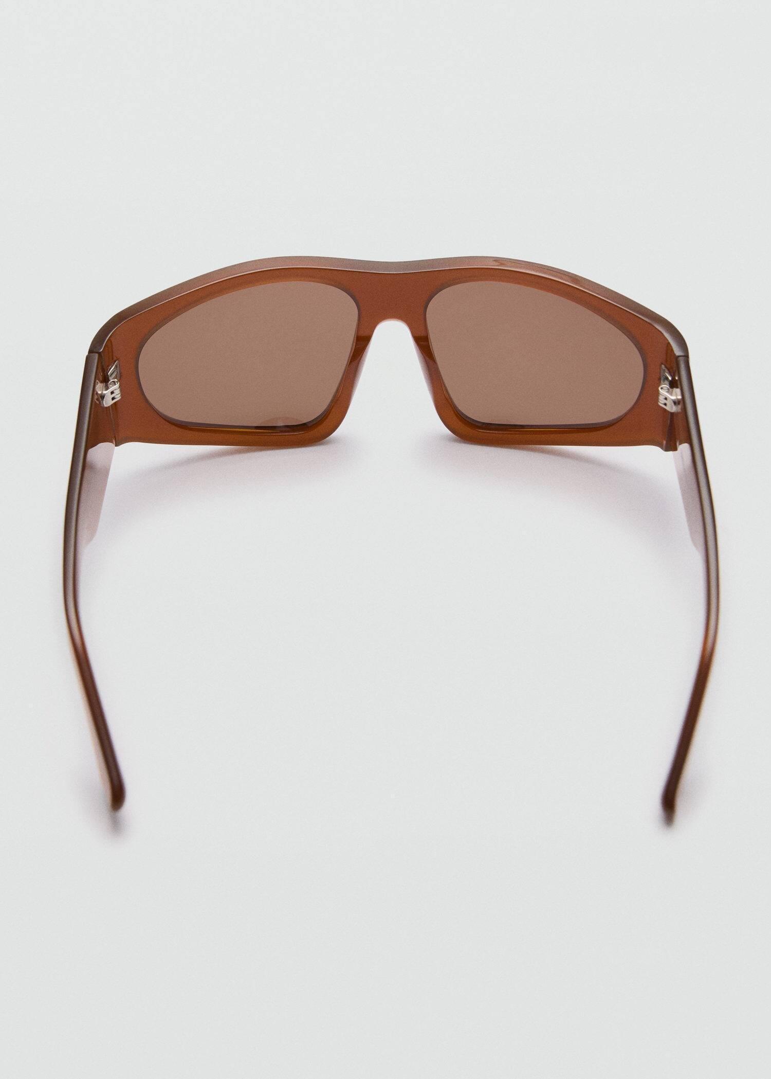 Brown Aviator Sunglasses, Brown, large image number 1