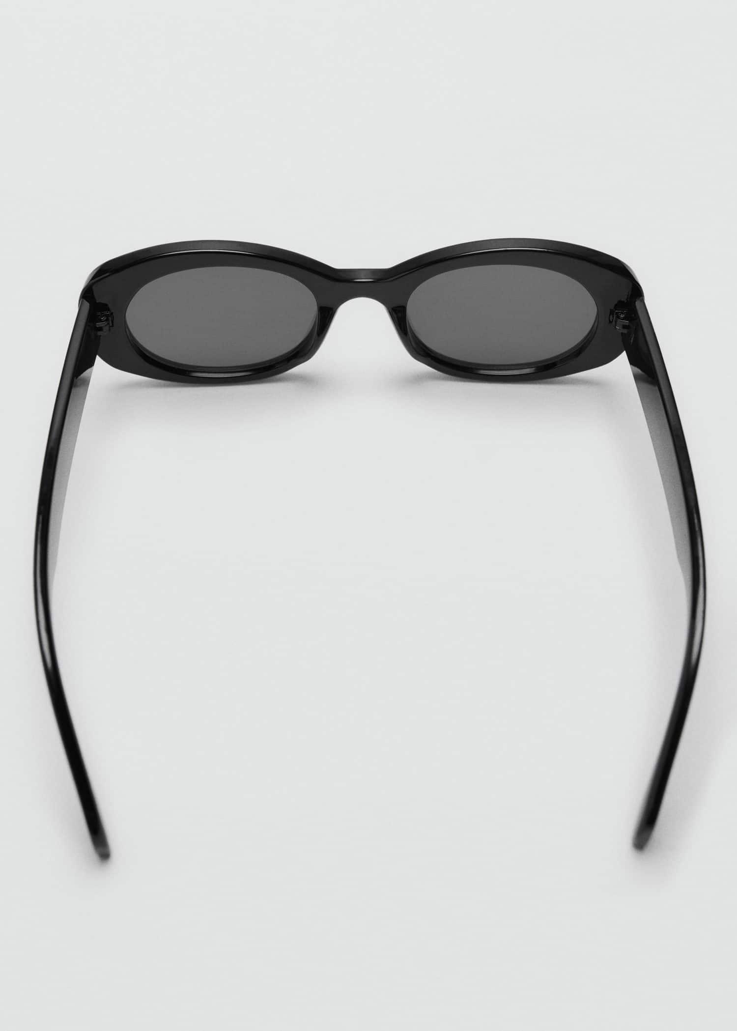 Black Acetate Frame Sunglasses, Black, large image number 1