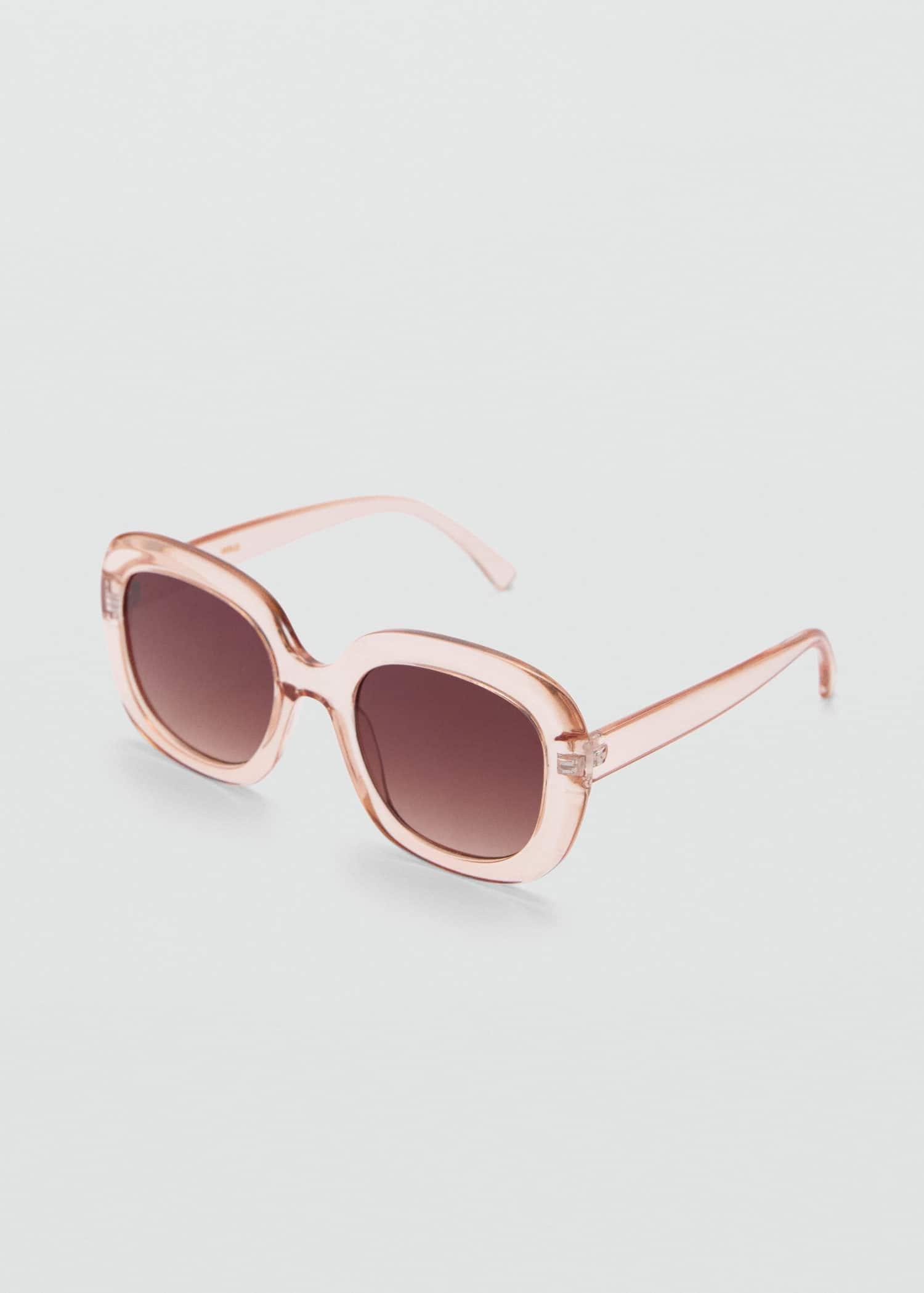 Orange Acetate Frame Sunglasses, Light-Pastel Orange, large image number 0
