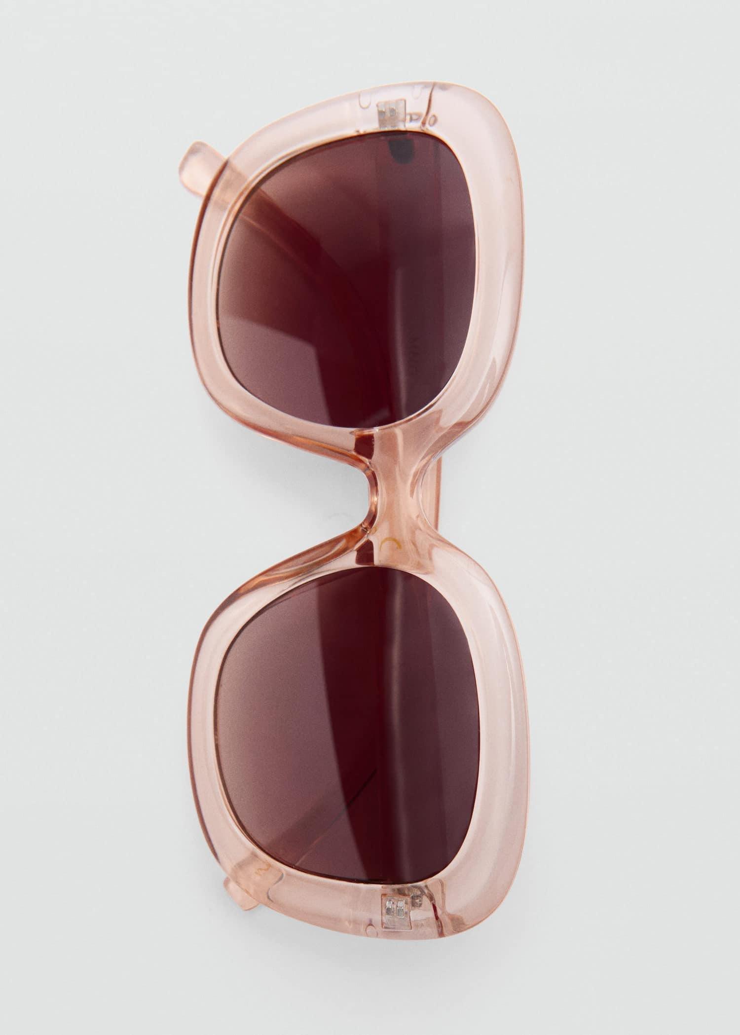 Orange Acetate Frame Sunglasses, Light-Pastel Orange, large image number 2