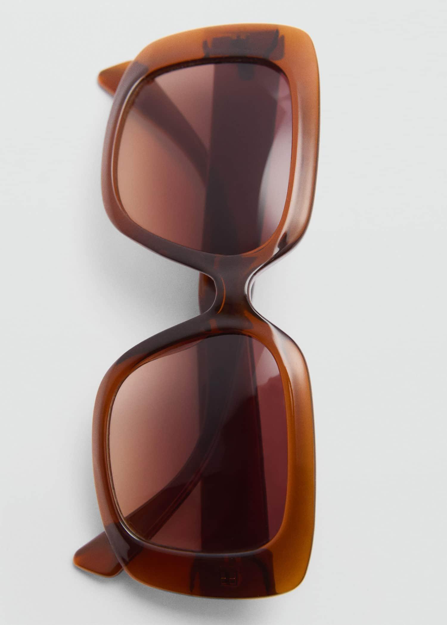 Brown Square Sunglasses, Brown, large image number 2