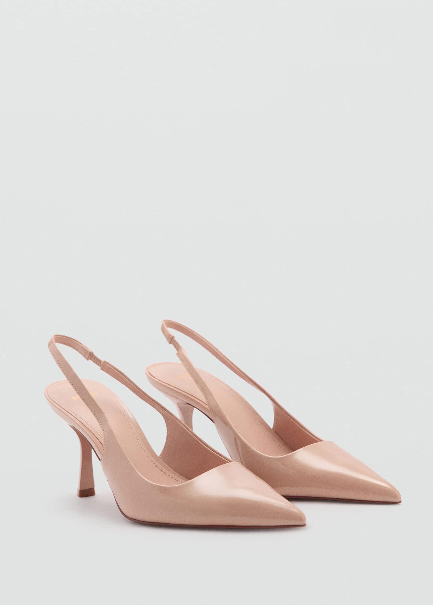 Mango Pink Pointed Toe Heel Shoes Azadea Lebanon