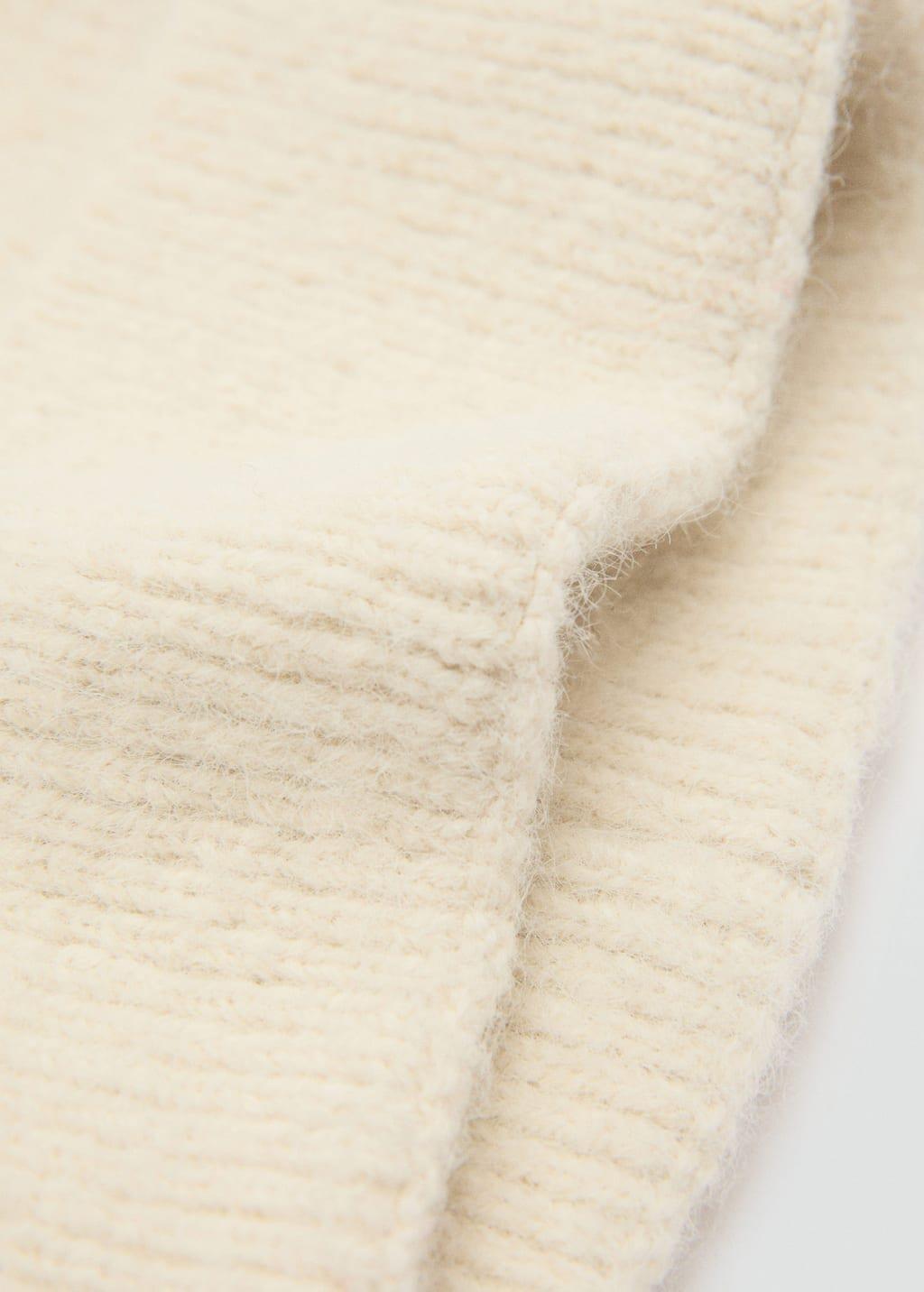 Beige Knit Beanie, , medium