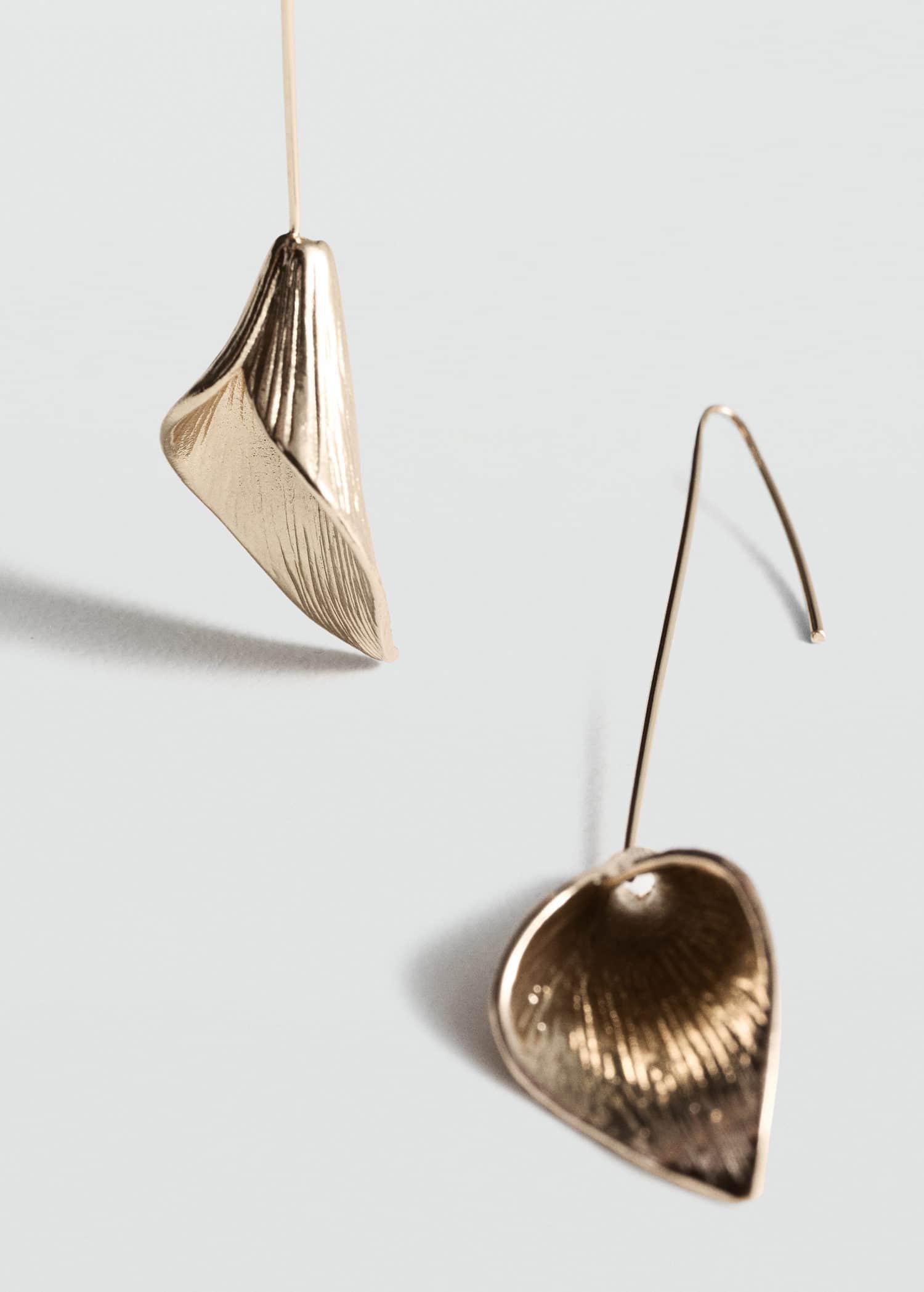 Gold Long Star Earrings, Gold, large image number 0