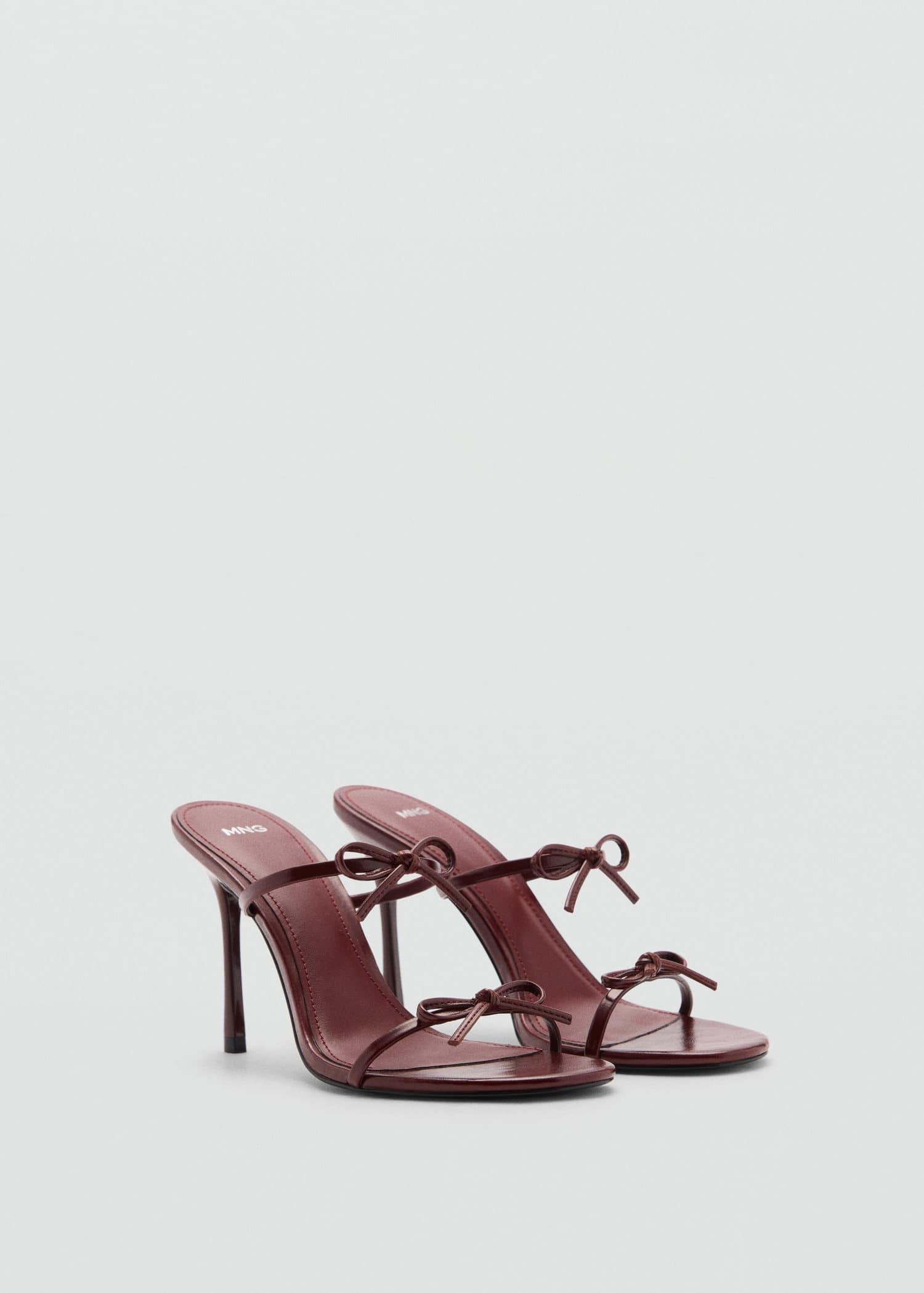 Red Sandal With Lace-Up Straps, , large image number 0