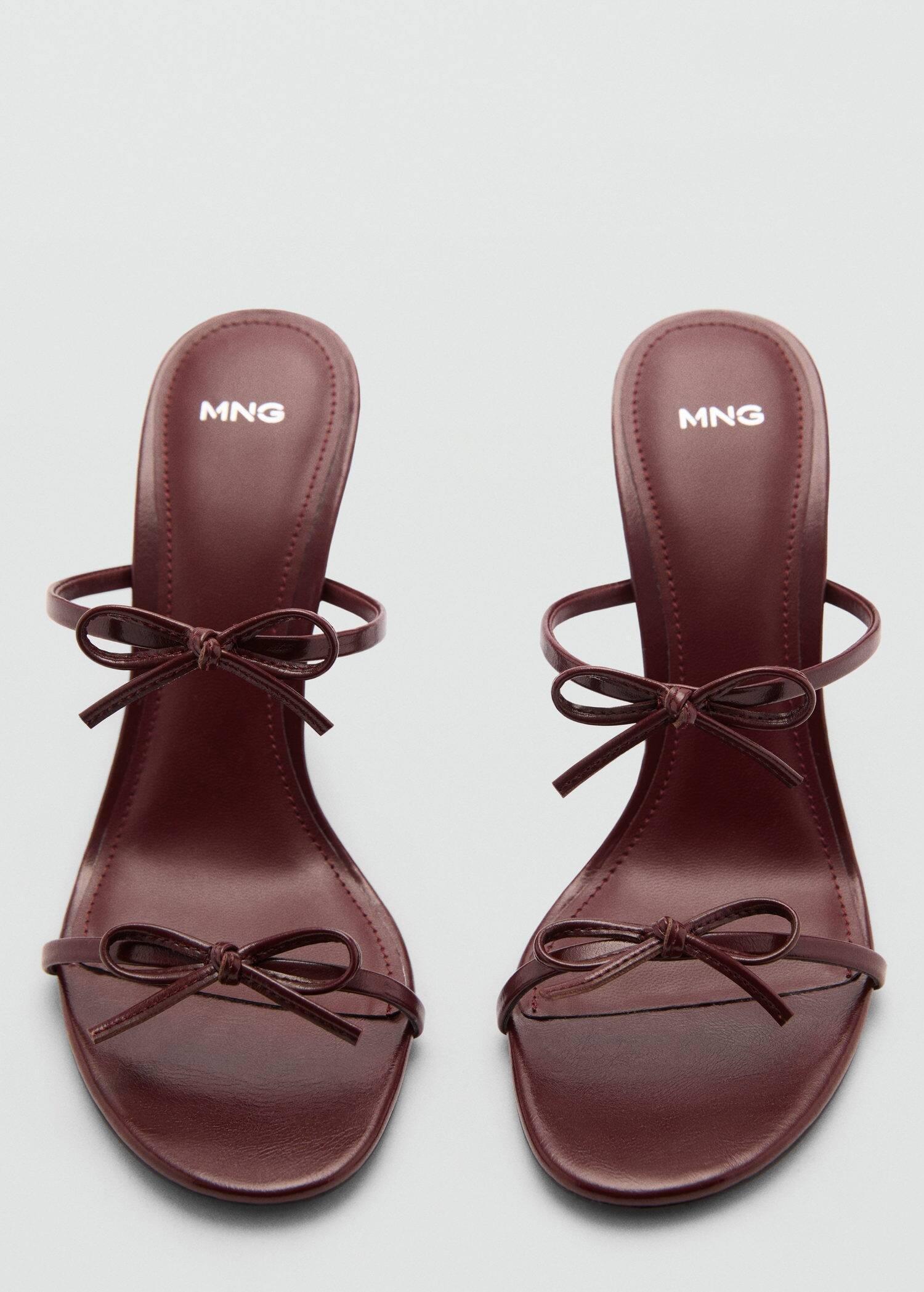 Red Sandal With Lace-Up Straps, , large image number 2