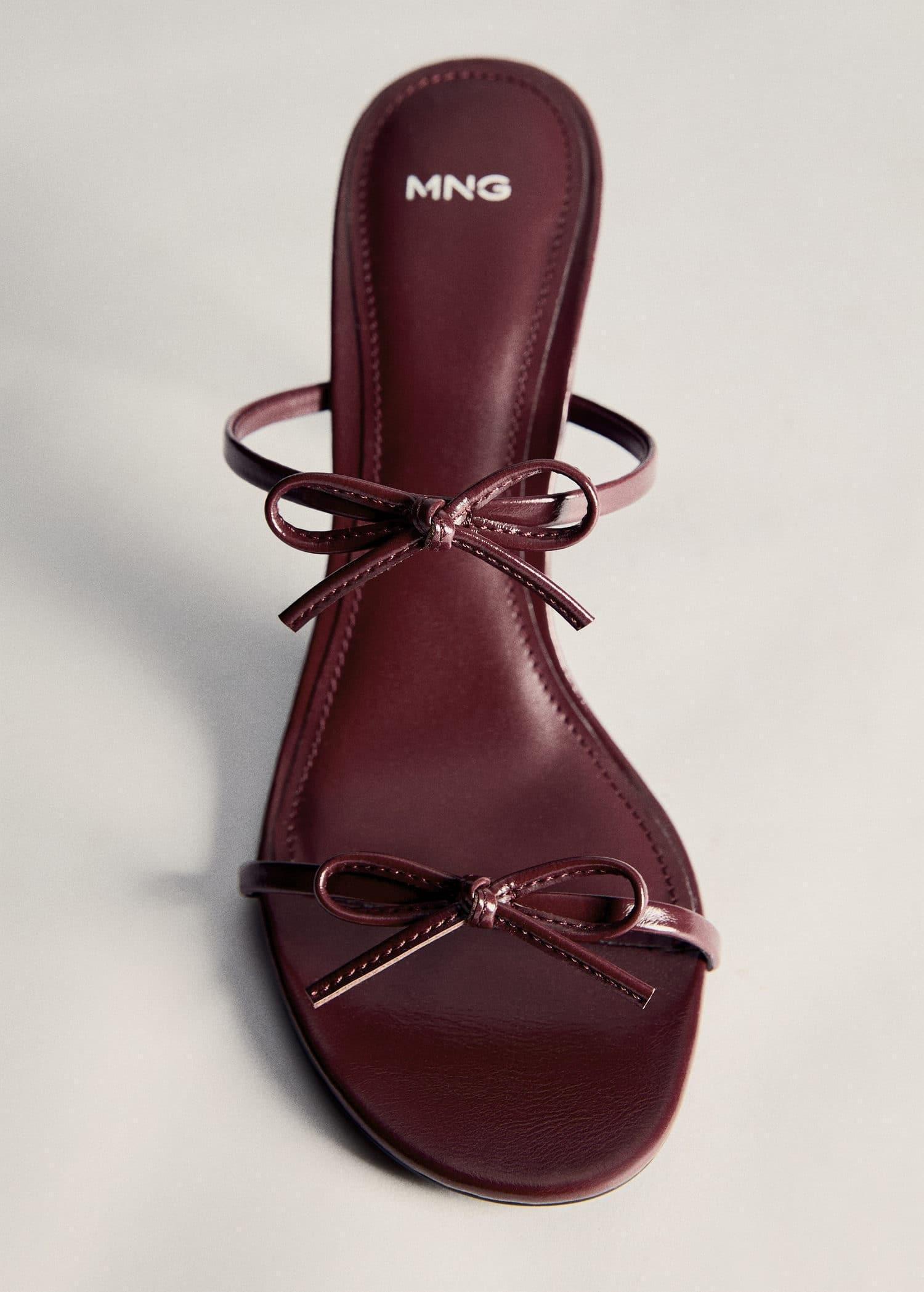 Red Sandal With Lace-Up Straps, , large image number 4