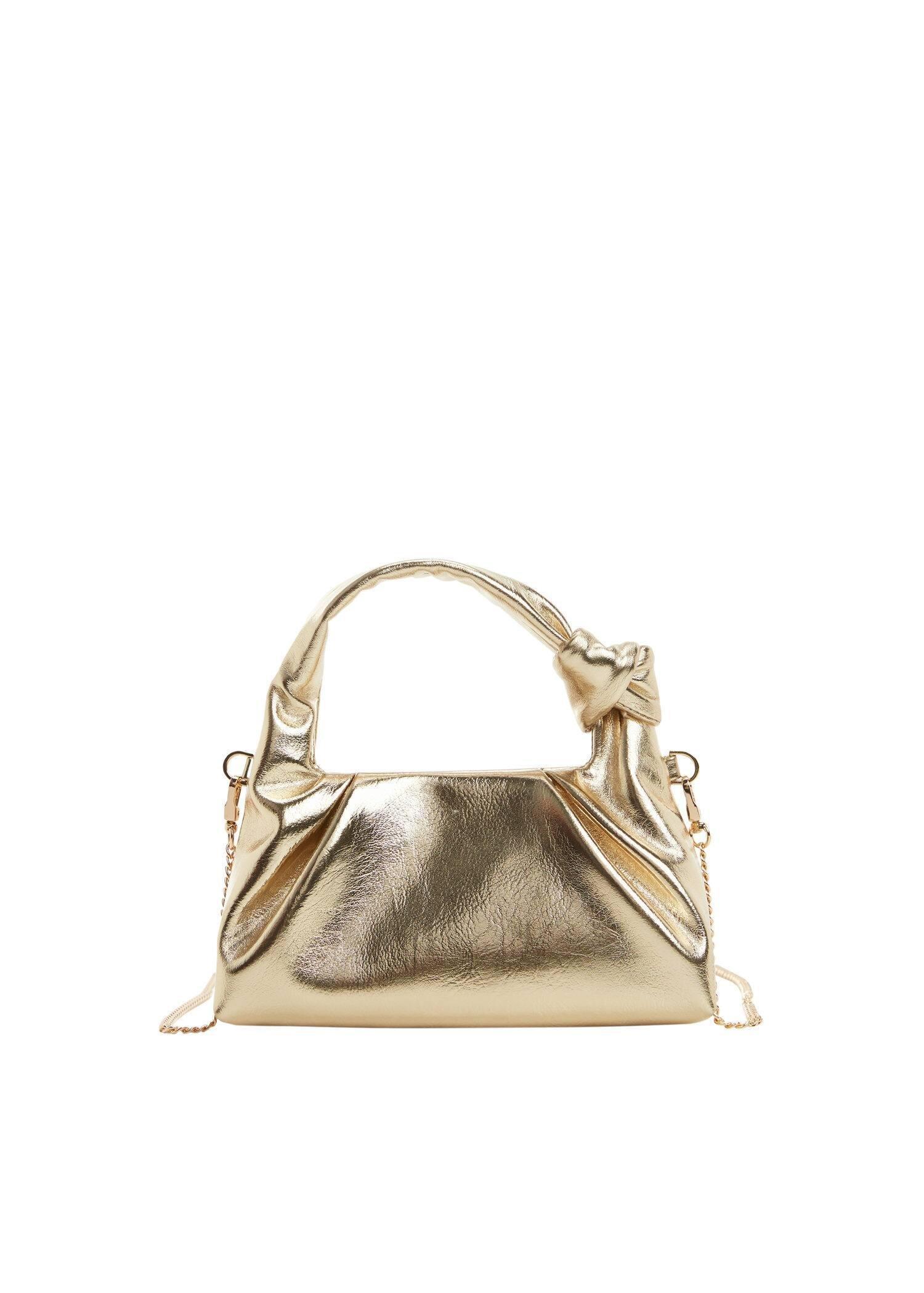 Gold Chain Mini Bag, Gold, large image number 3