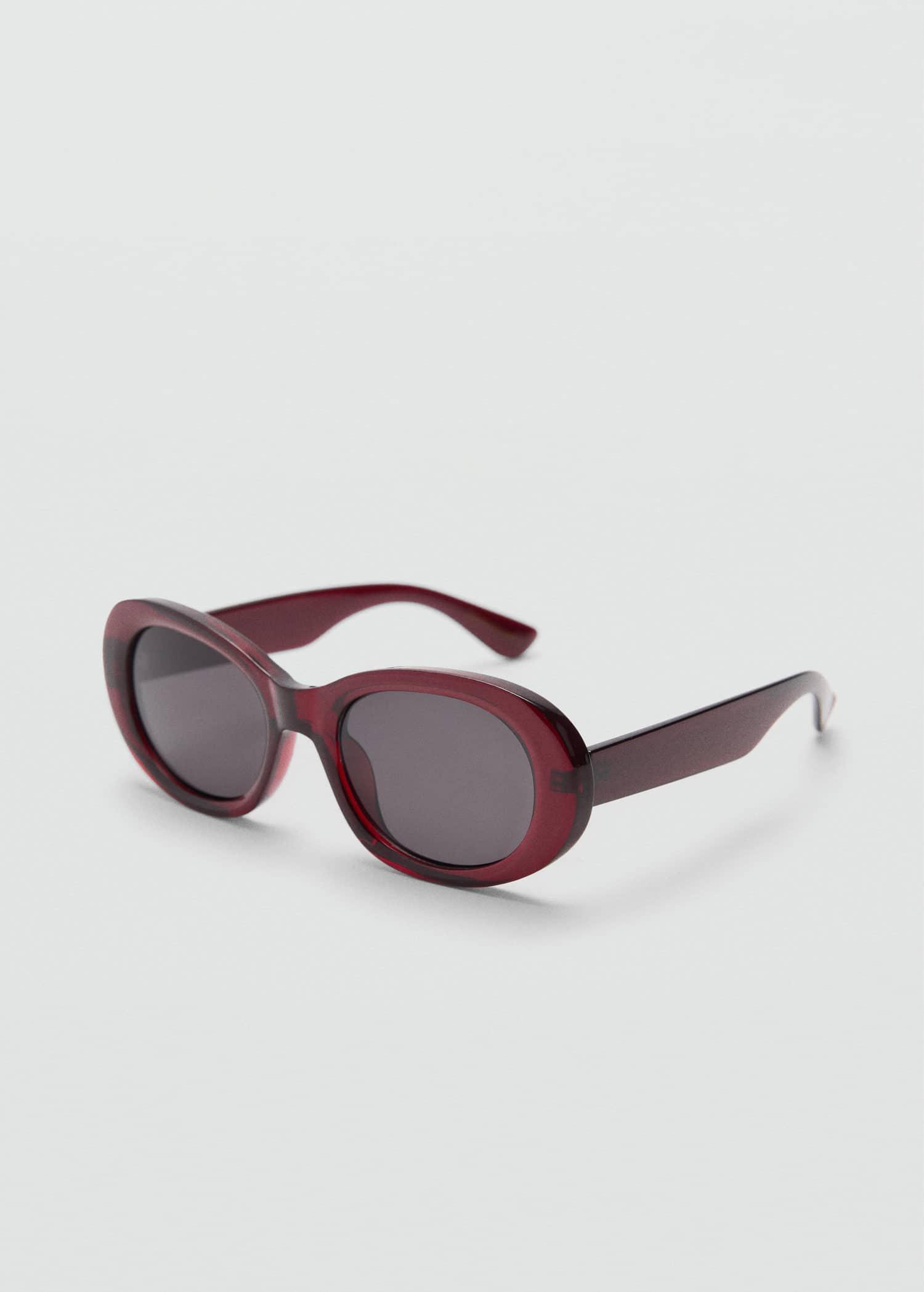 Red Sunglasses With Round Frame, Red, large image number 0