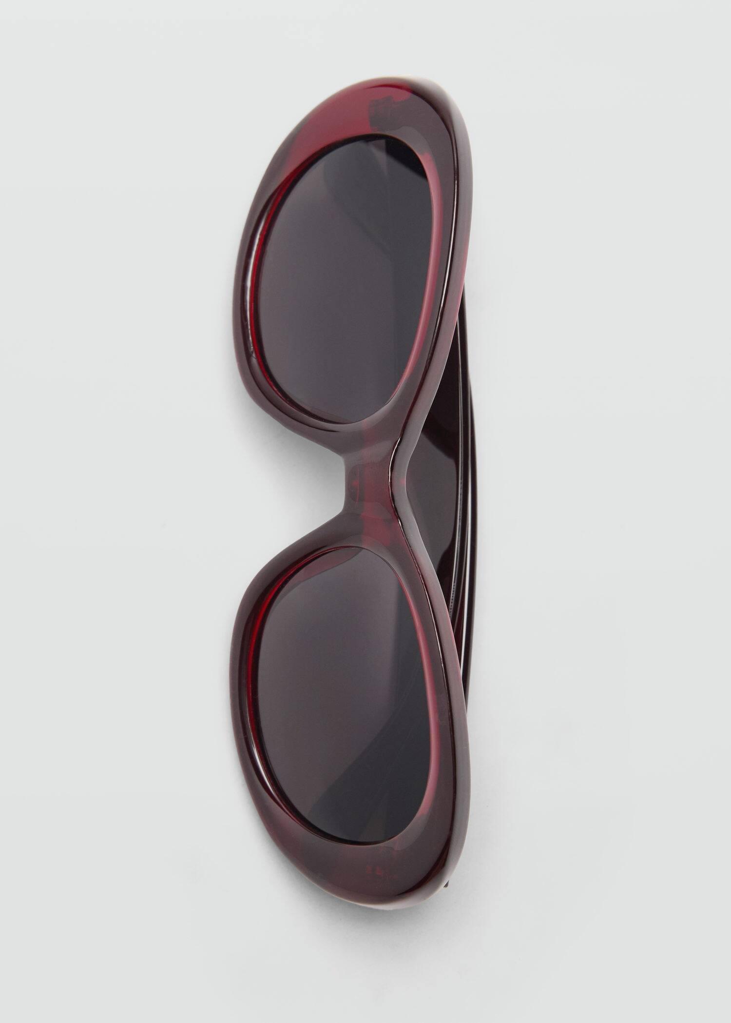 Red Sunglasses With Round Frame, Red, large image number 2