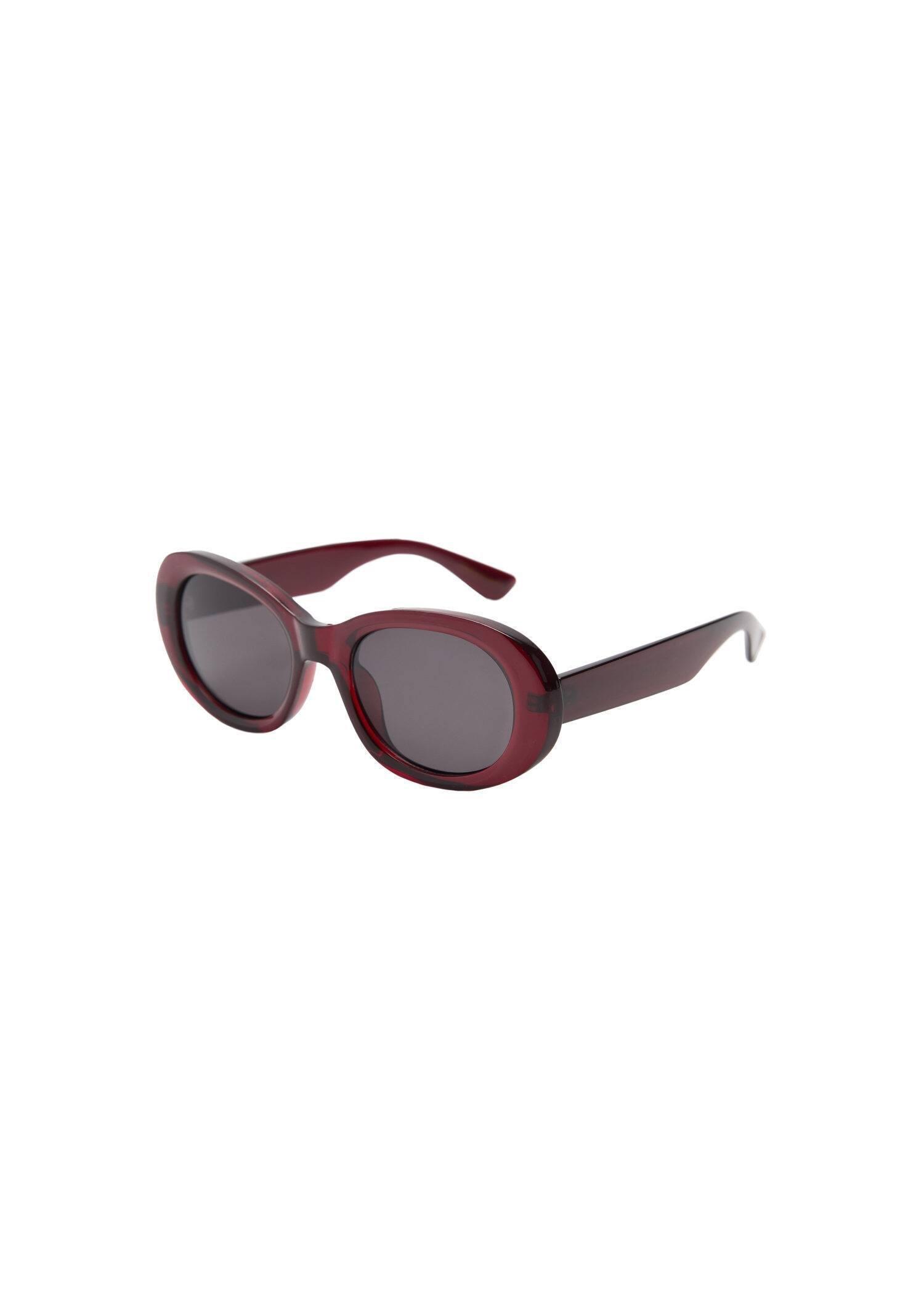 Red Sunglasses With Round Frame, Red, large image number 3