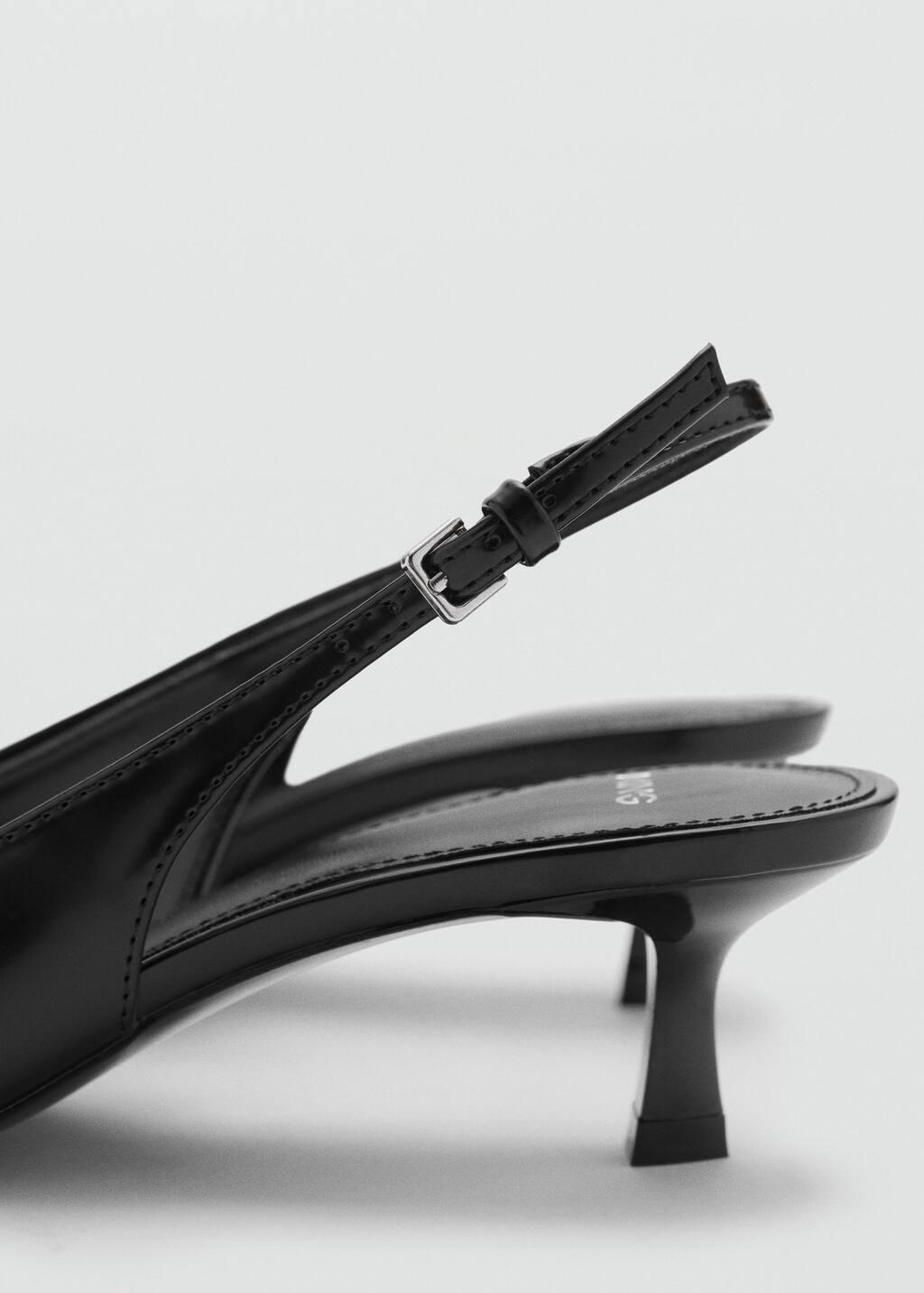 Black Kitten-Heel Shoes, , large image number 1
