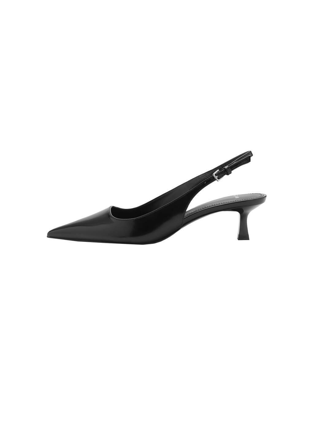 Black Kitten-Heel Shoes, , large image number 3