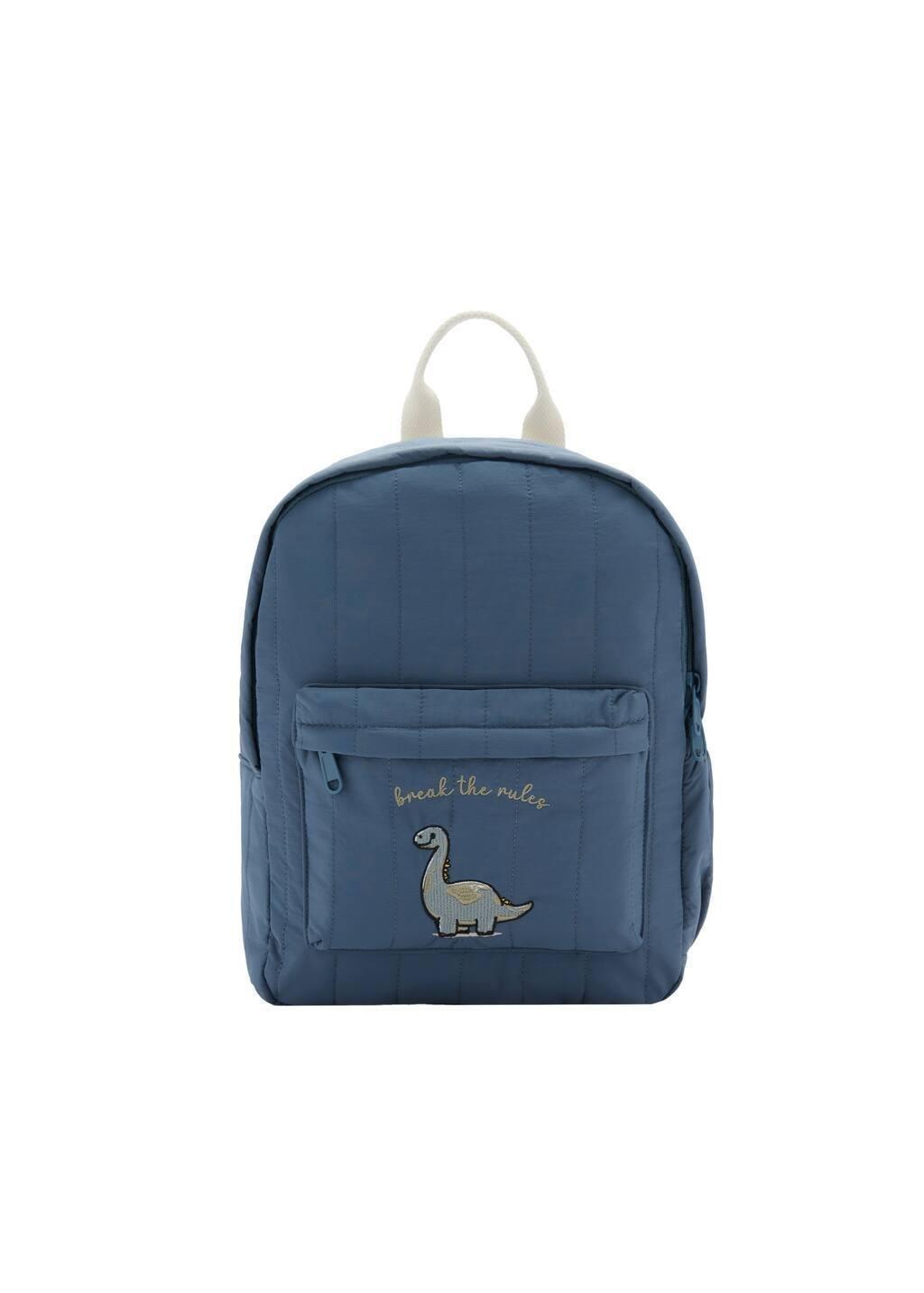 MEDIUM BLUE Backpack with embroidered detail, Baby Boy, Medium Blue, large image number 3
